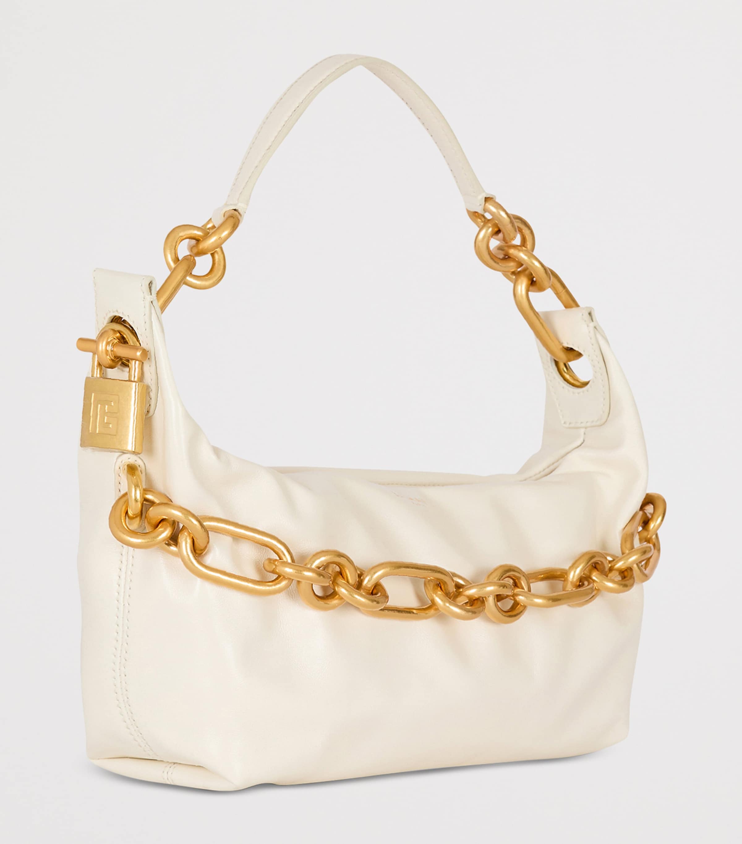 Medium Leather Sync Shoulder Bag 0DA CREME Image 3