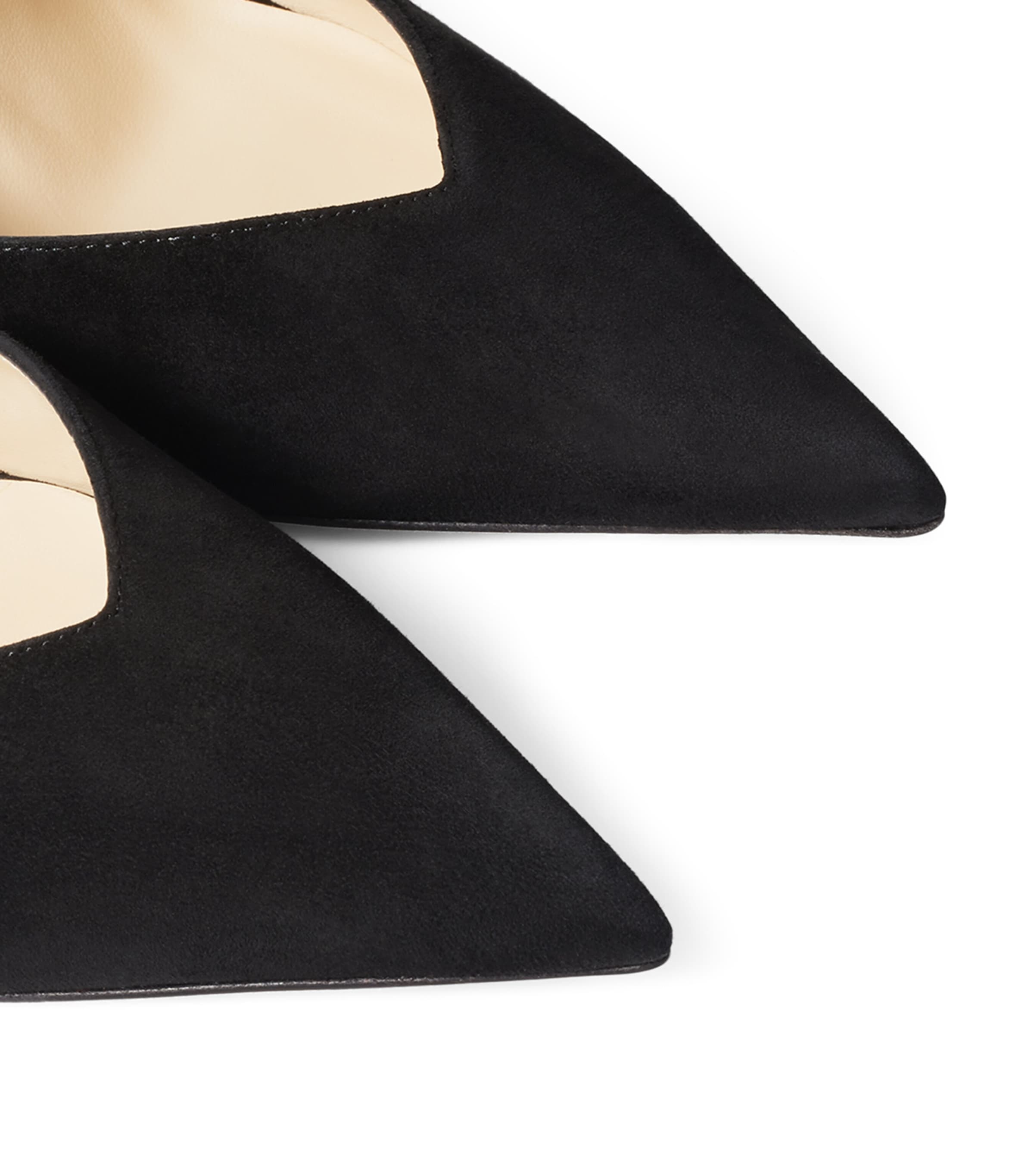 Saeda 100 Suede Pumps BLACK/CRYSTAL Image 2