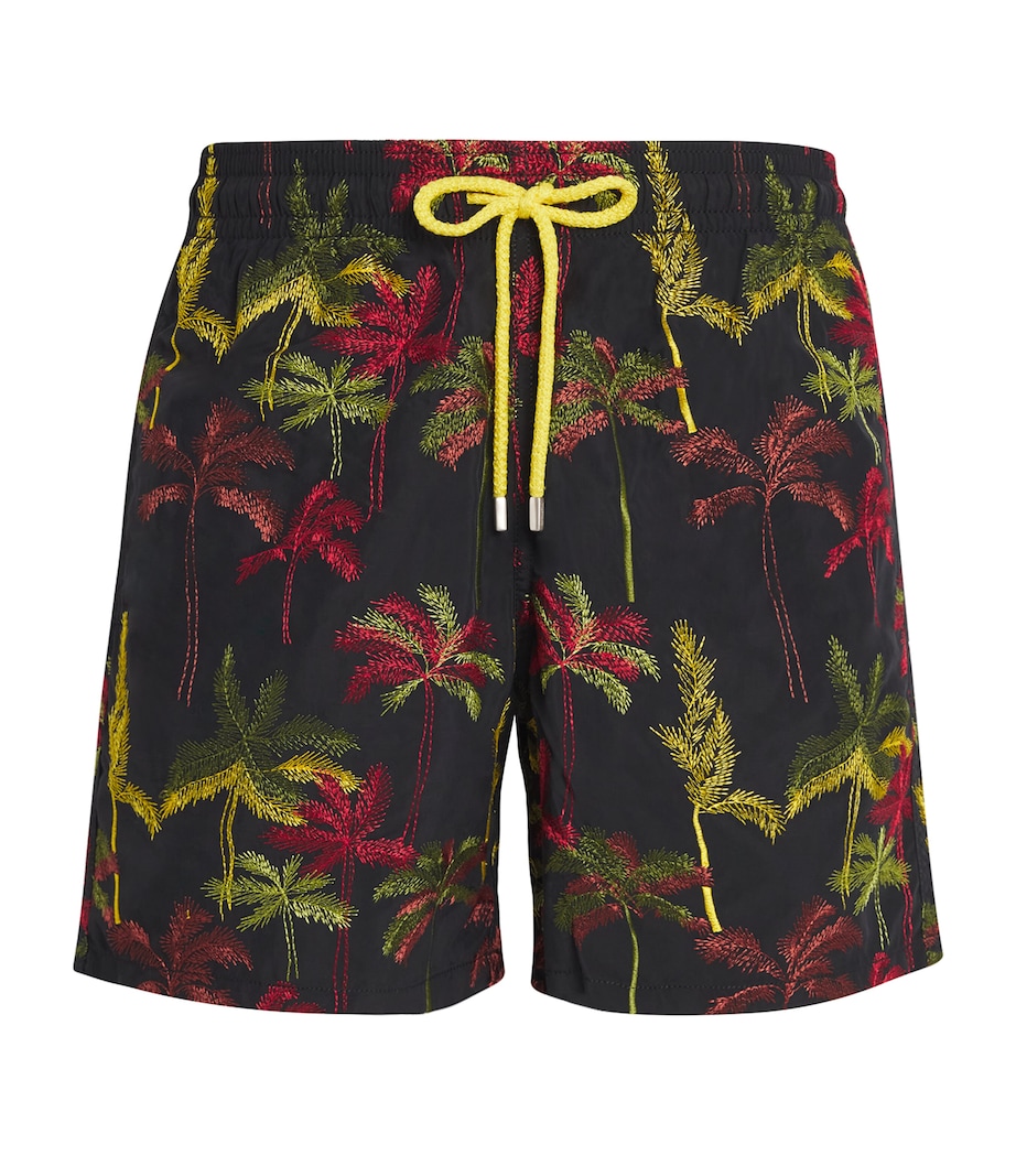 Palm Embroidery Mistral Swim Shorts 990 BLACK Image 1