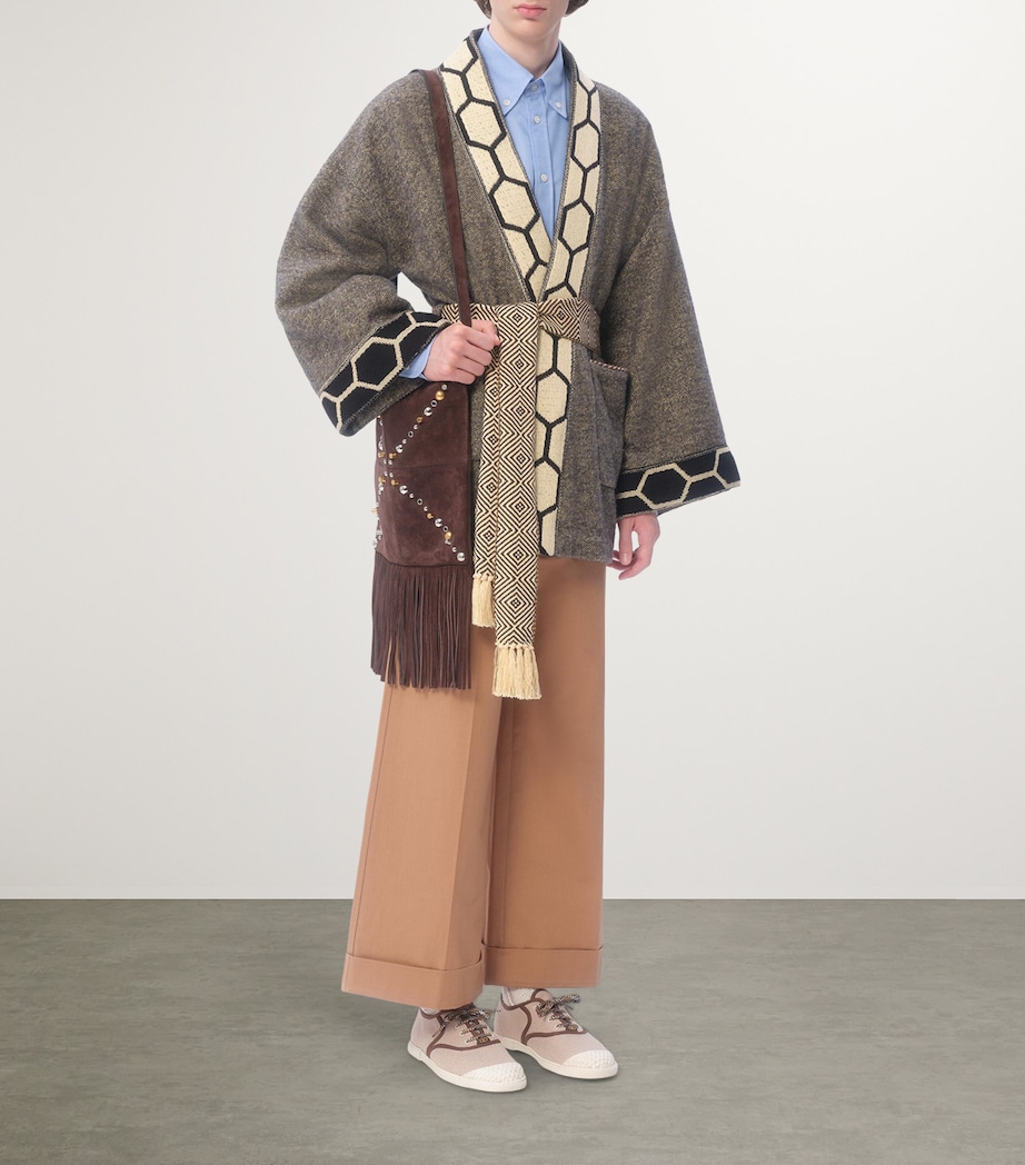 Suede Nellcote Cross-Body Bag 0TO Image 5