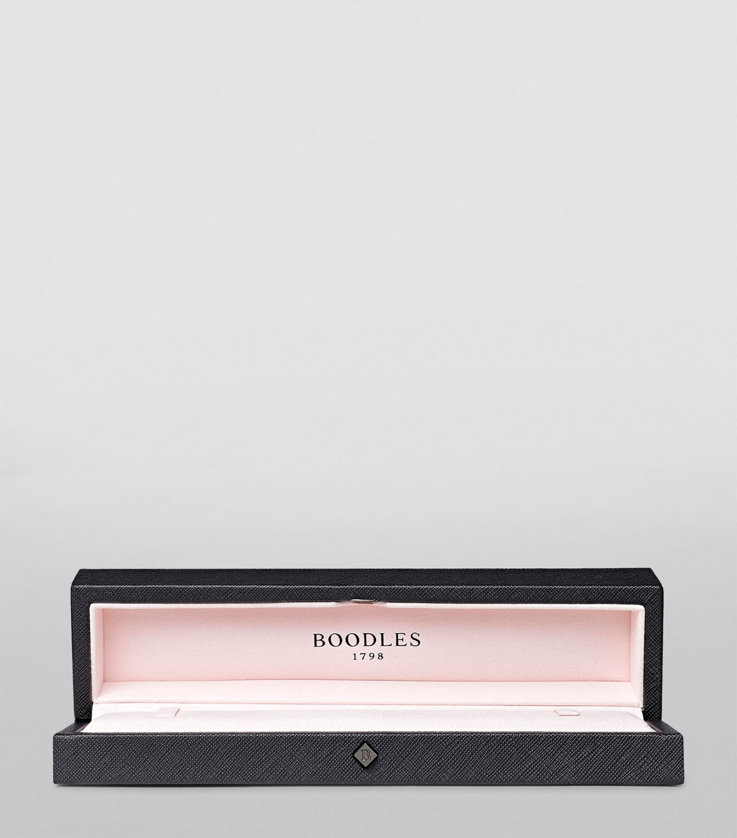 Rose Gold and Diamond Be Boodles Triple Charm Bracelet ROSE GOLD Image 2