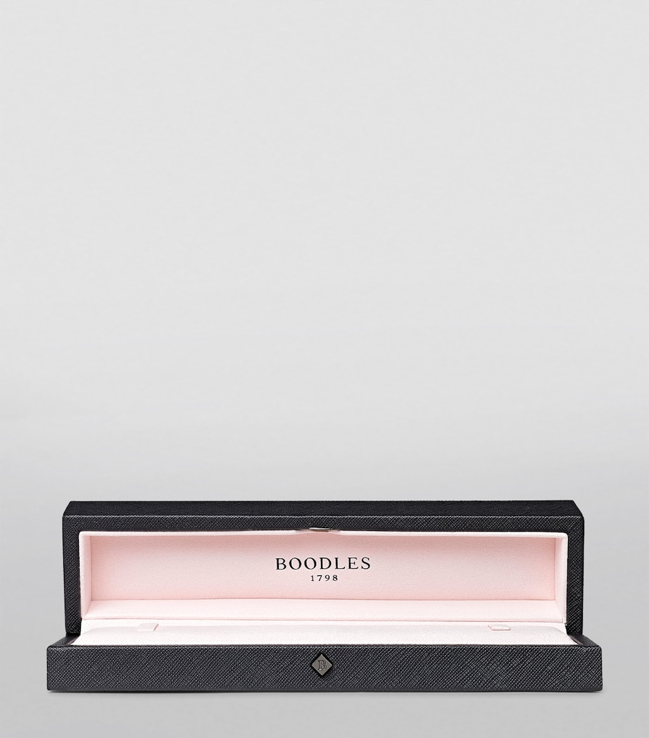 Rose Gold and Diamond Be Boodles Triple Charm Bracelet ROSE GOLD Image 2