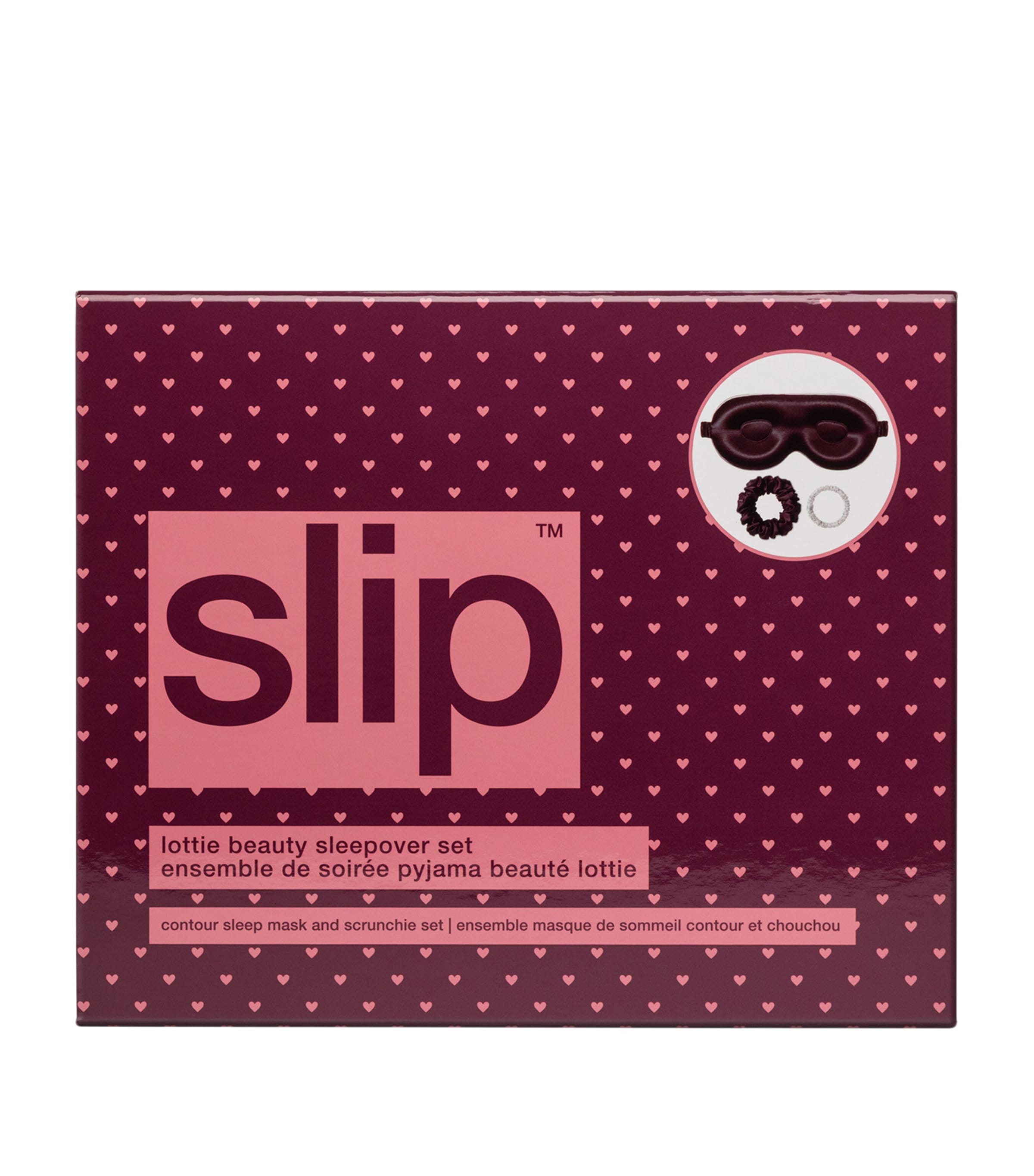 Slip Pure Silk Lottie Sleep Mask and Scrunchies Sleepover Set Lottie Image 6