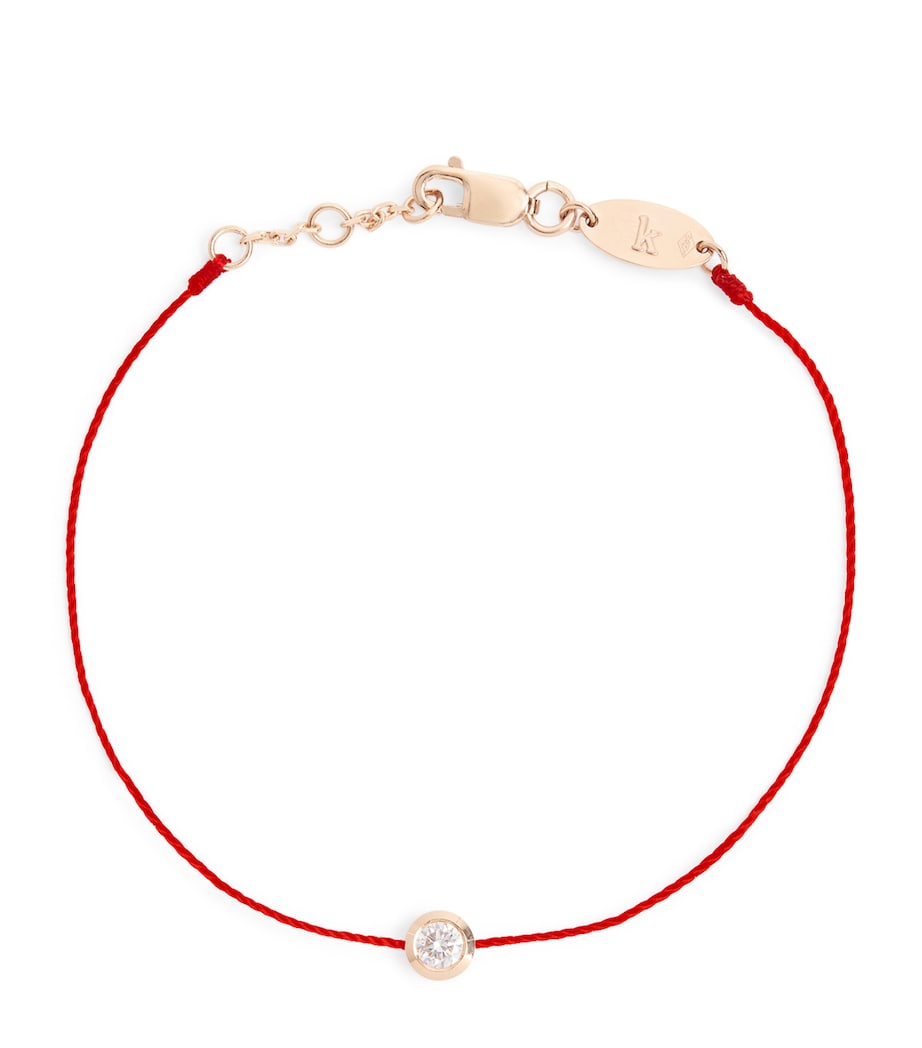Rose Gold and Diamond So Pure Bracelet (16.5cm) RED Image 1