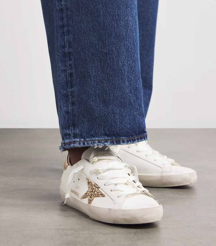 Leather Super-Star Sneakers WHITE/COMB Image 5