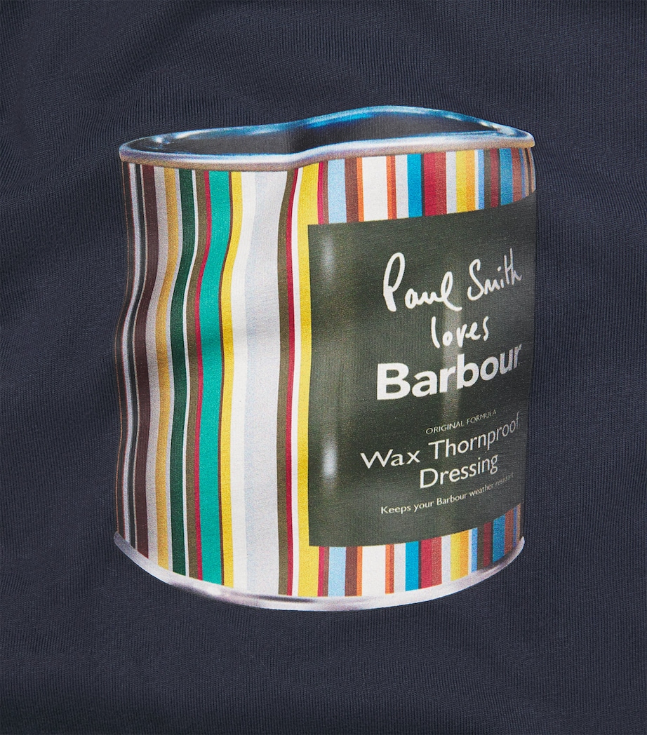 x Paul Smith Cotton Wax Tin T-Shirt CHAMPION BLUE Image 5