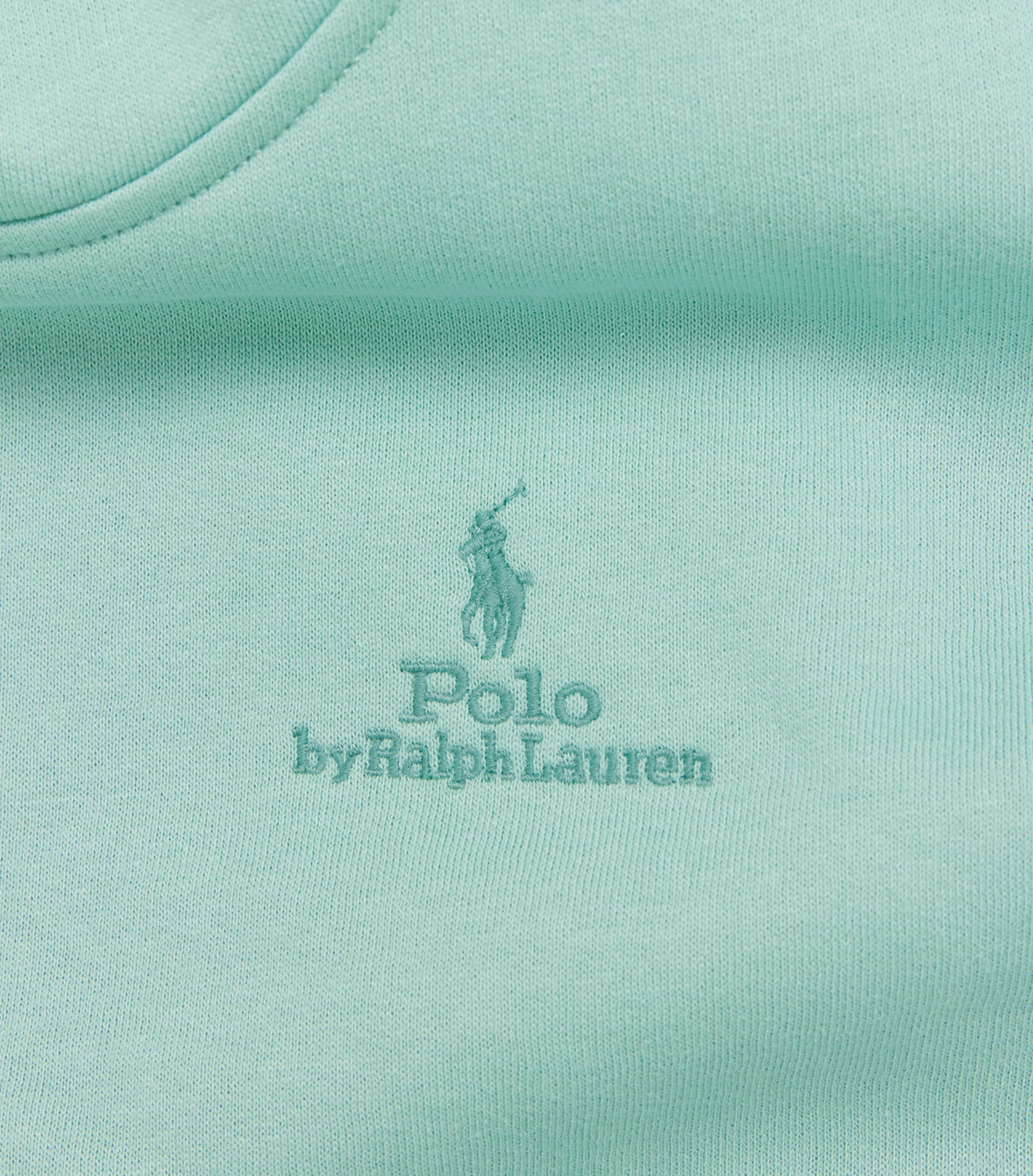 Embroidered Logo Hoodie (6-14 Years) GREEN Image 3
