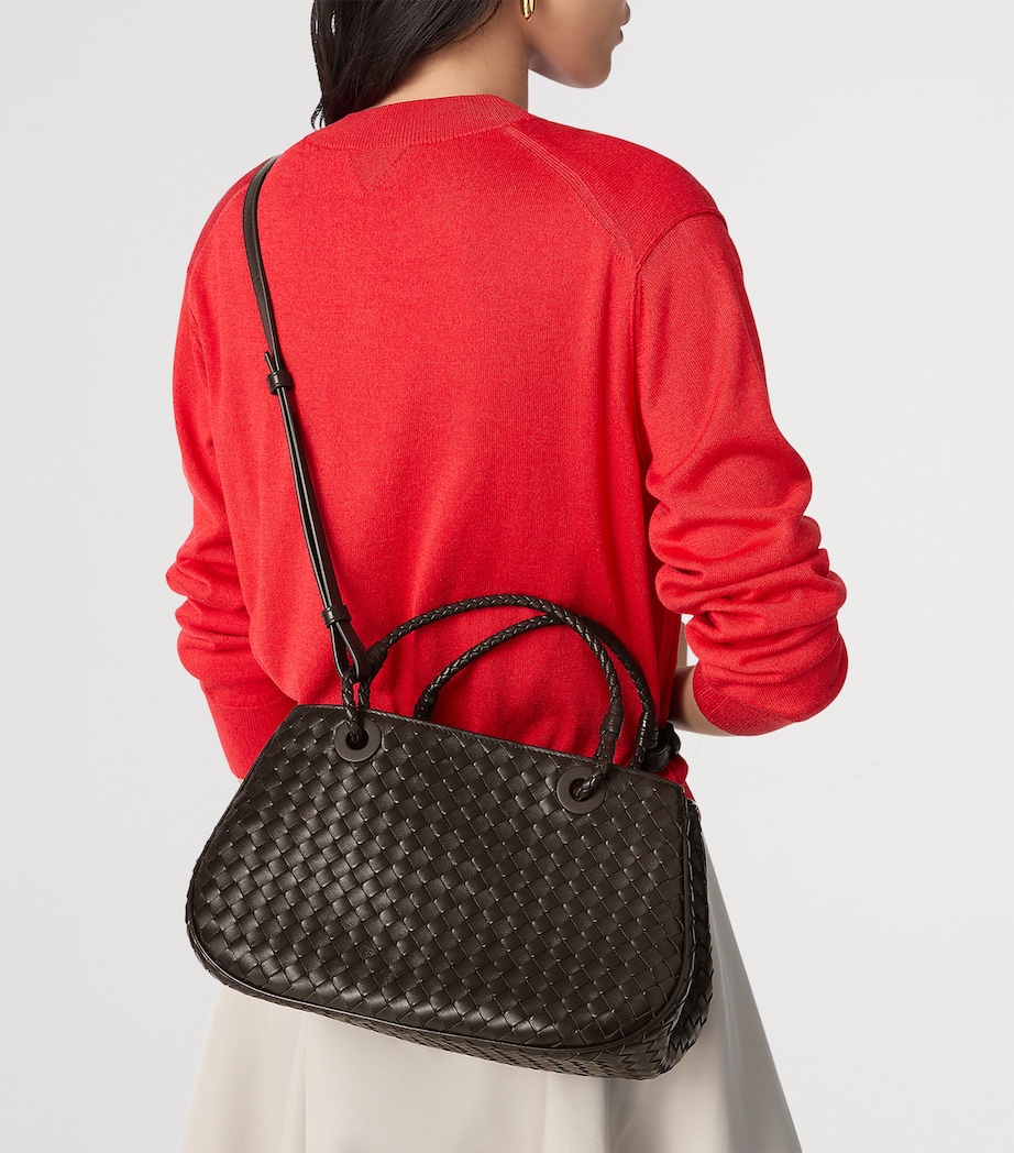 Leather Basket Shoulder Bag 2272 Image 5