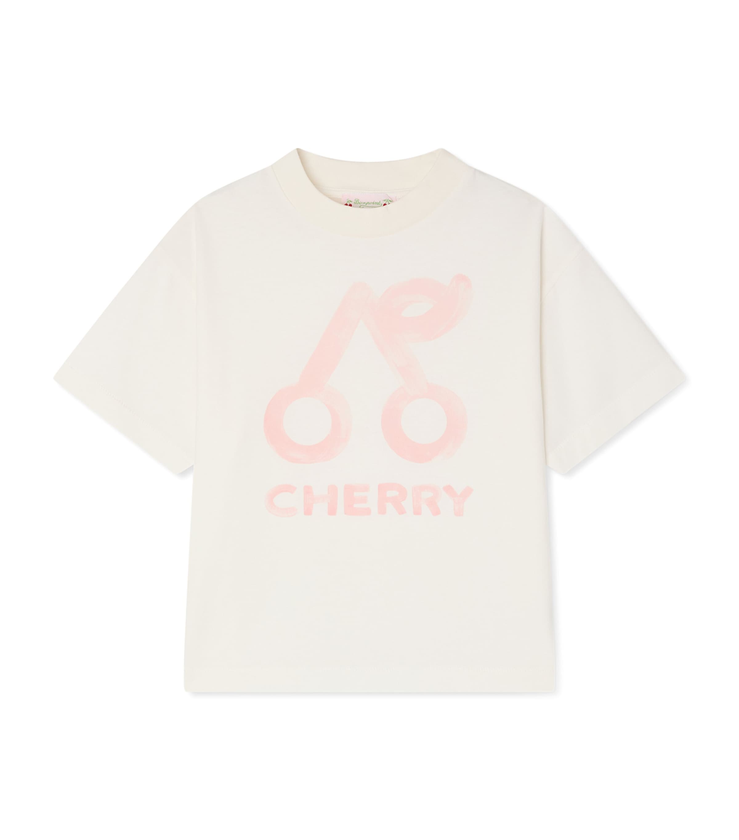 Bonpoint Cotton Lele T-Shirt (10-14 Years) Upb Blanc Lait Image 1