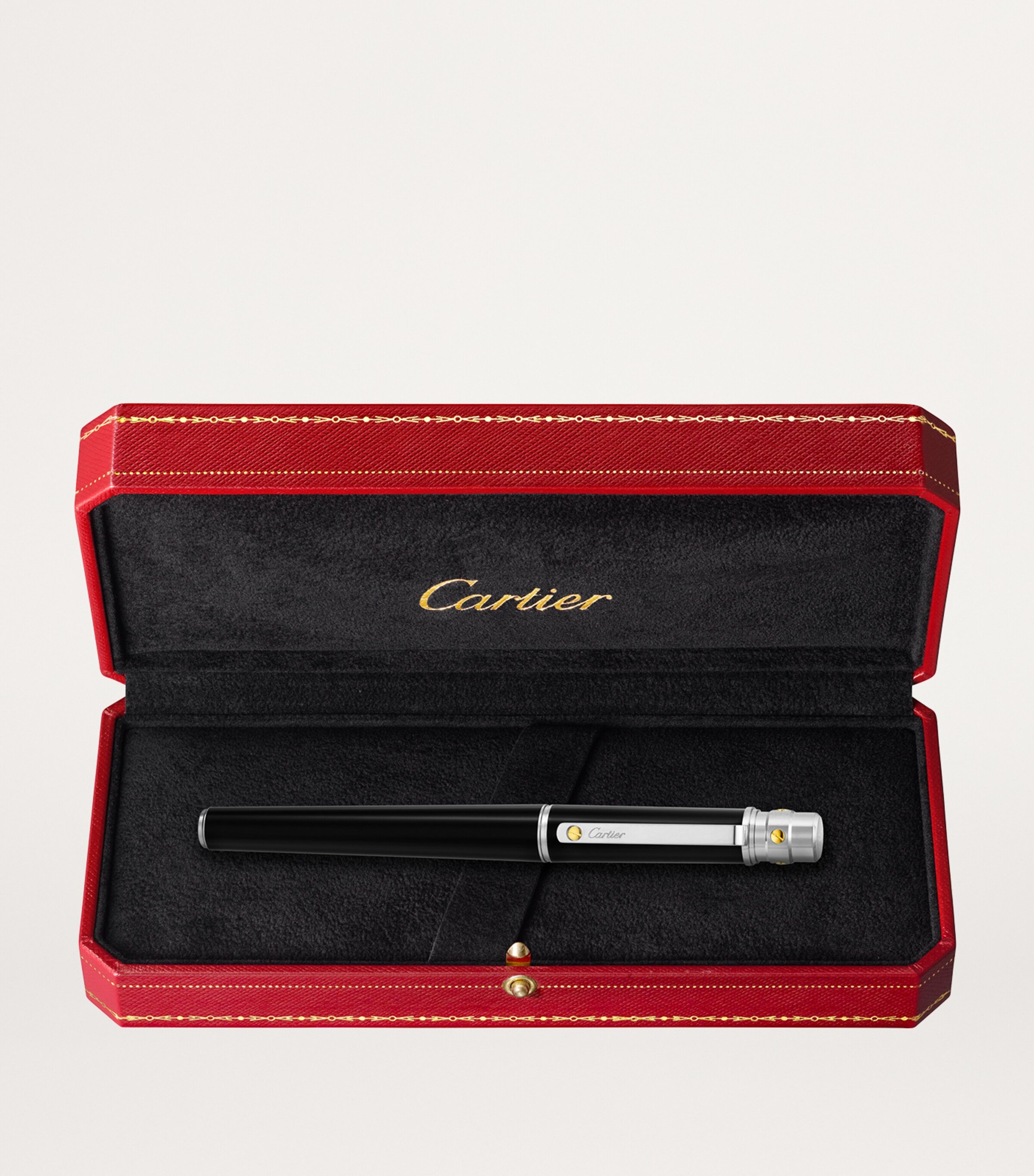 Santos de Cartier Rollerball Pen BLACK Image 5