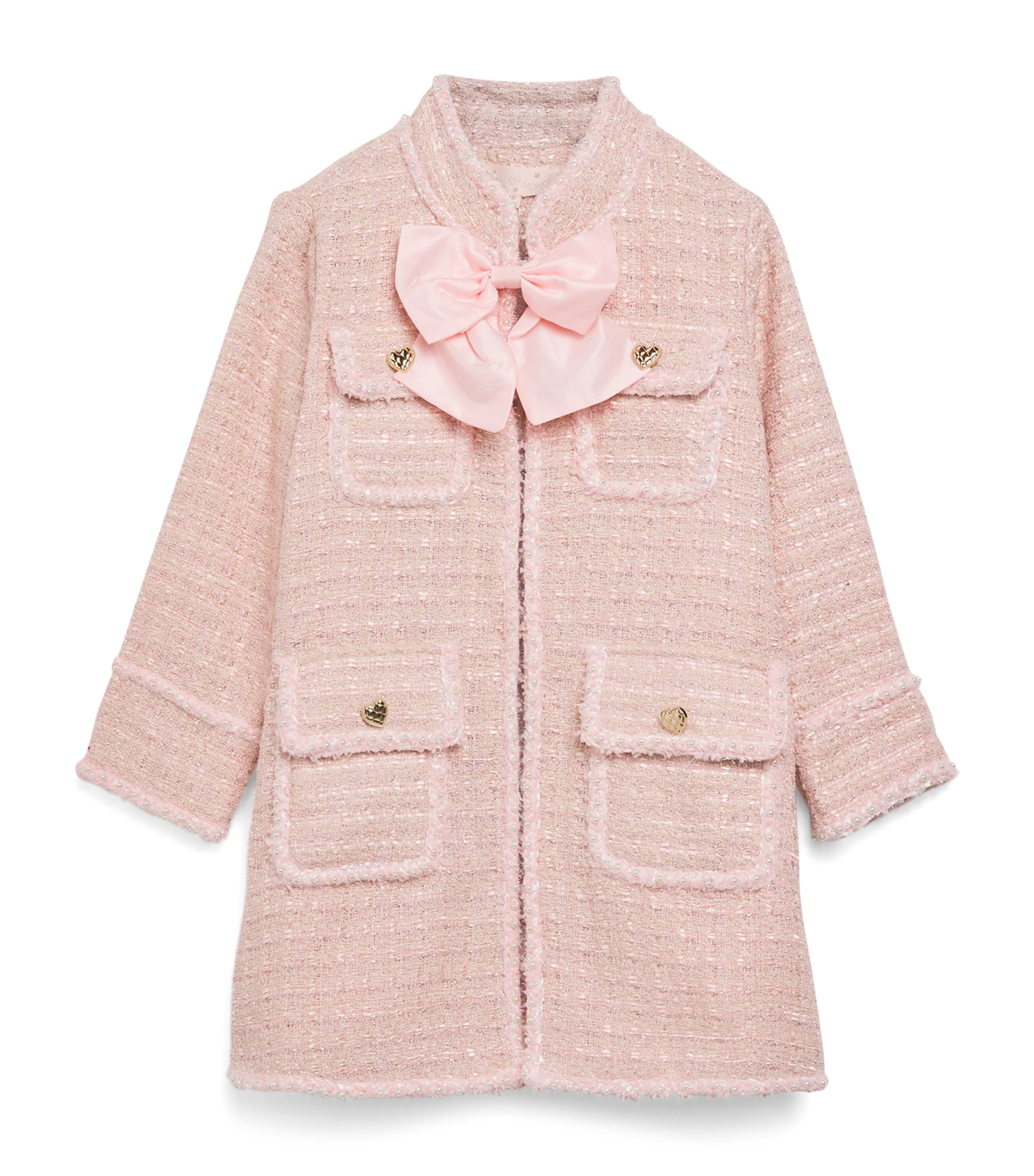 TUTU DU MONDE TWEED BEADED AUBAZINE COAT 