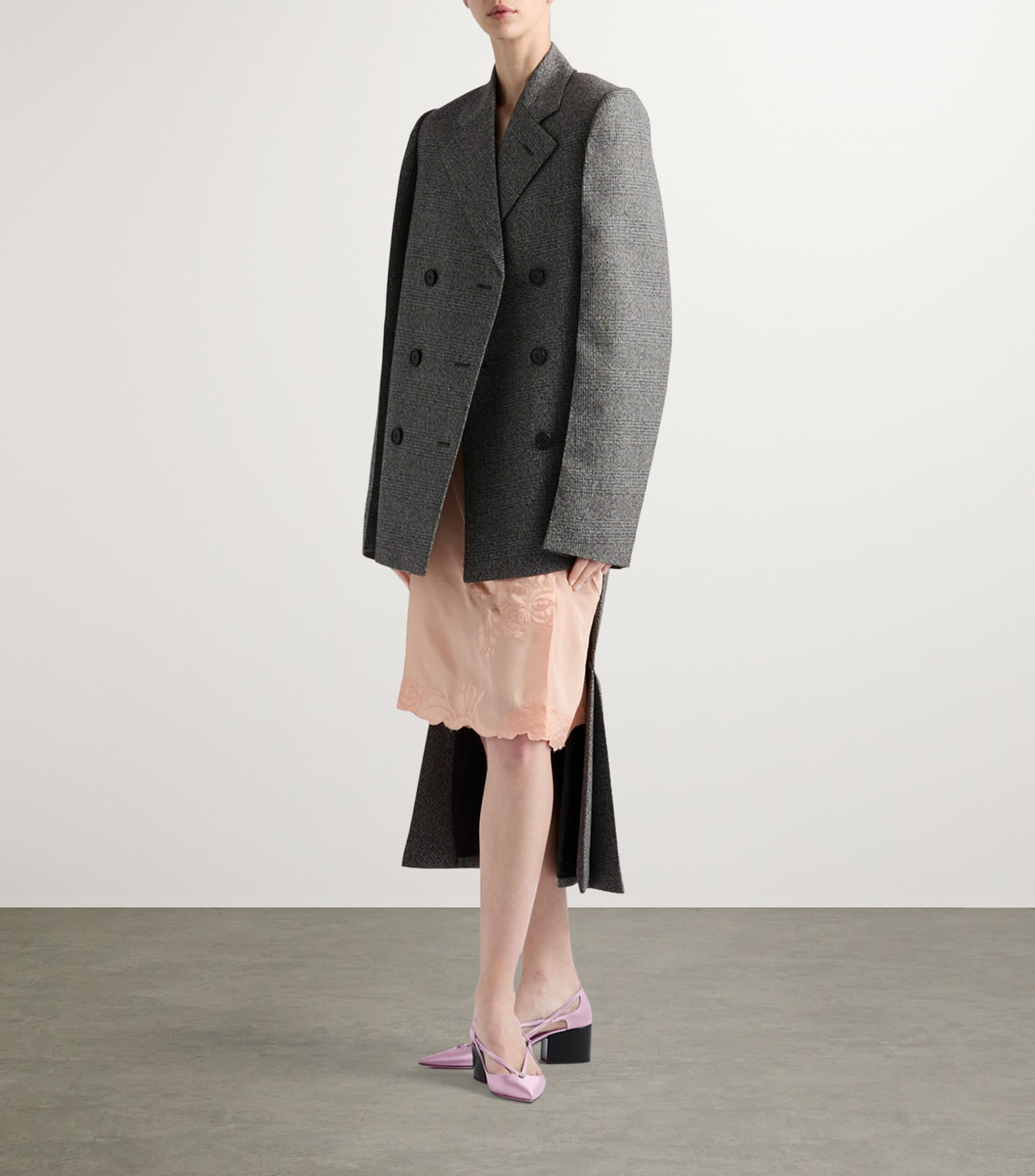 Habotai Silk Midi Skirt F0075 Image 2