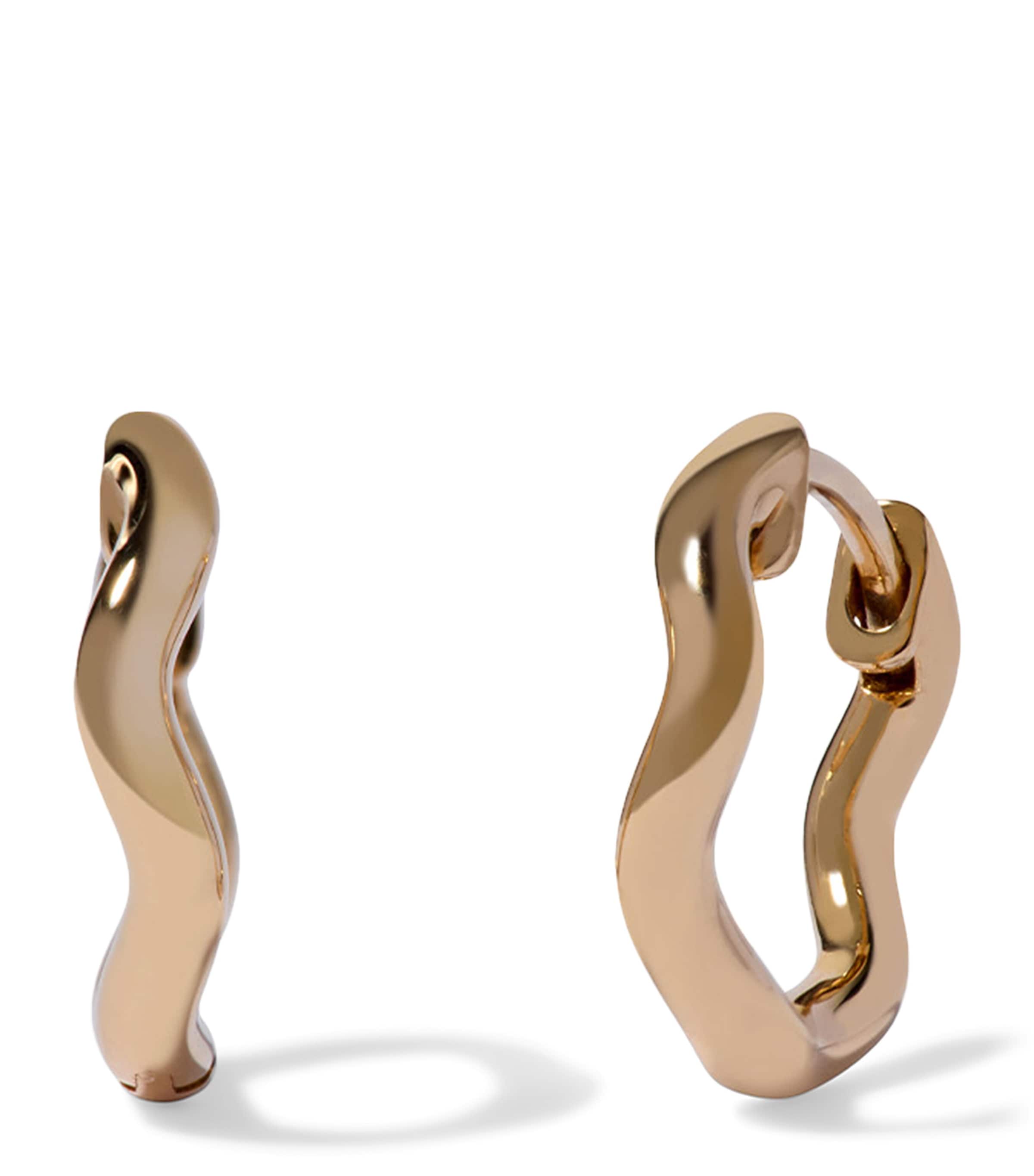 Annoushka Yellow Gold Whoopsie Daisy Small Hoop Earrings