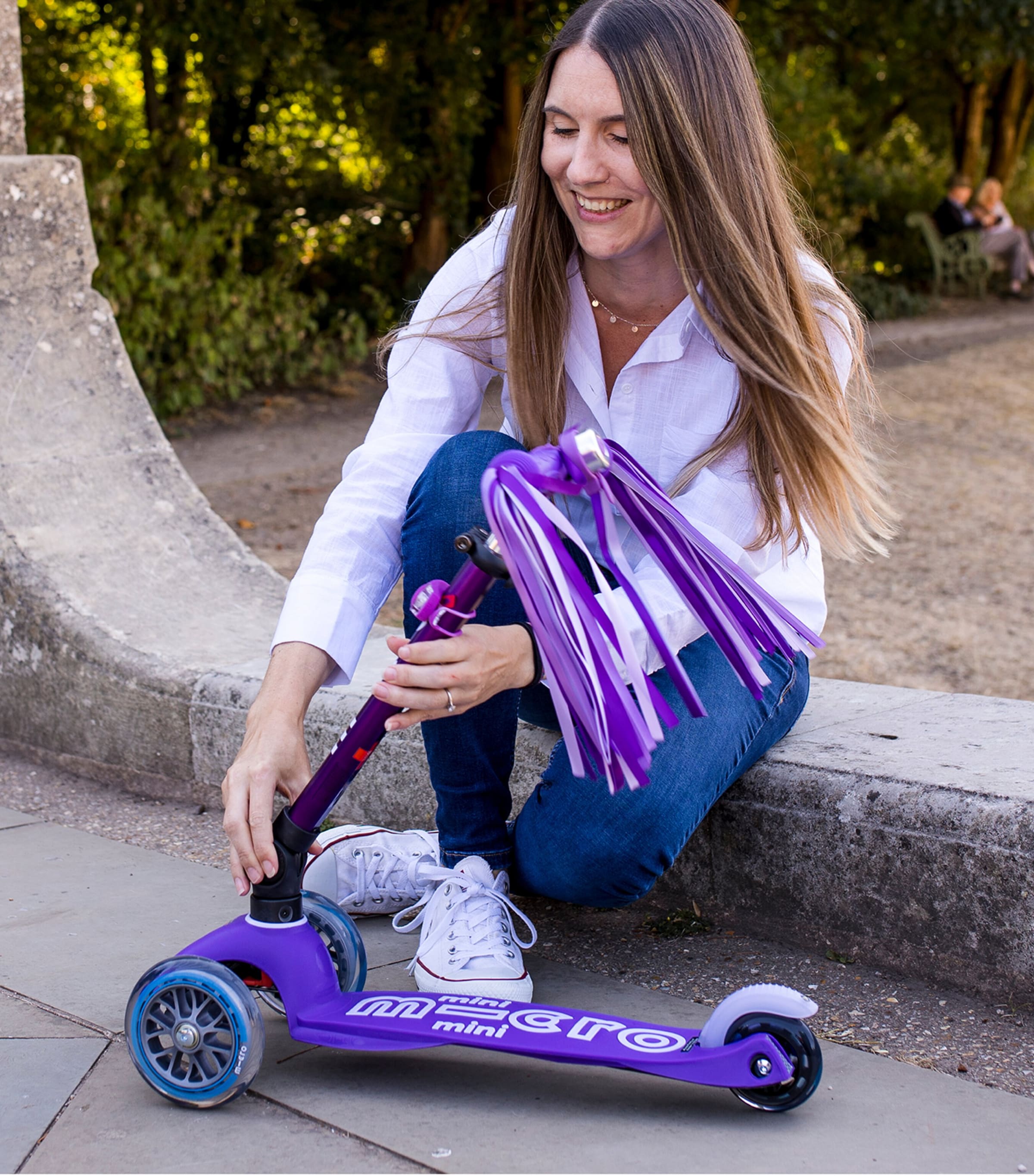 Mini Foldable Deluxe LED Scooter MULTI Image 3