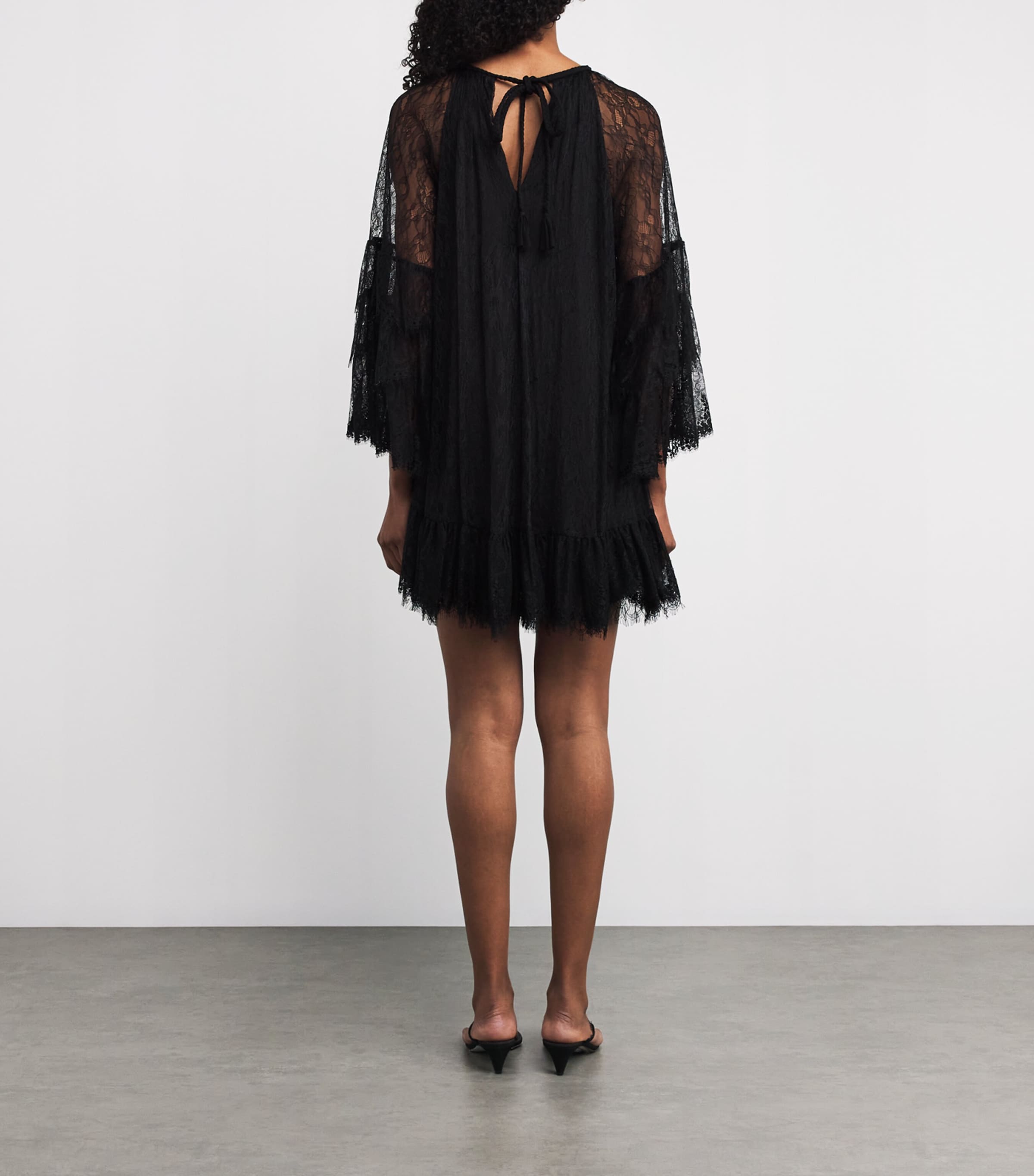 Alice+Olivia Lace Delia Mini Dress | Harrods US
