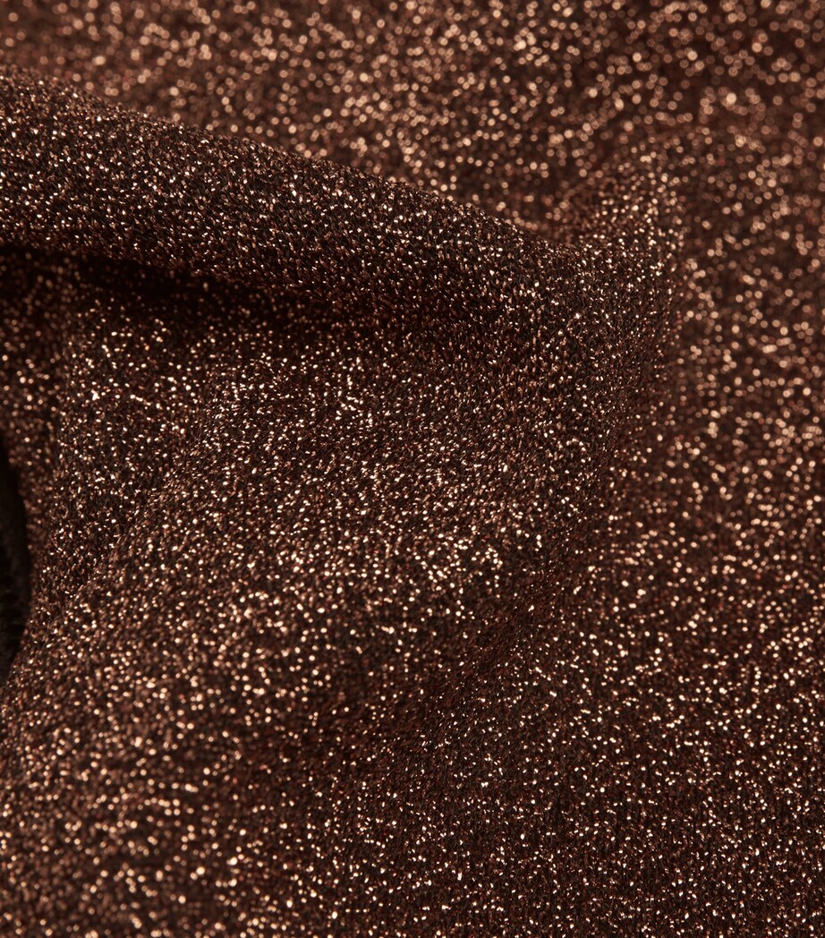 Metallic Etincelant Bikini Briefs CUIVRE LUREX Image 5