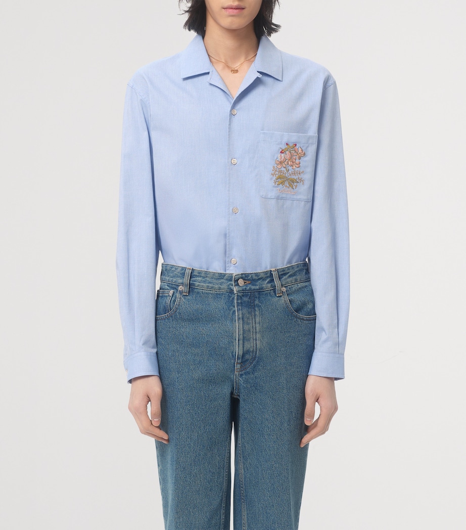 Cotton Embroidered Shirt CZV Image 2