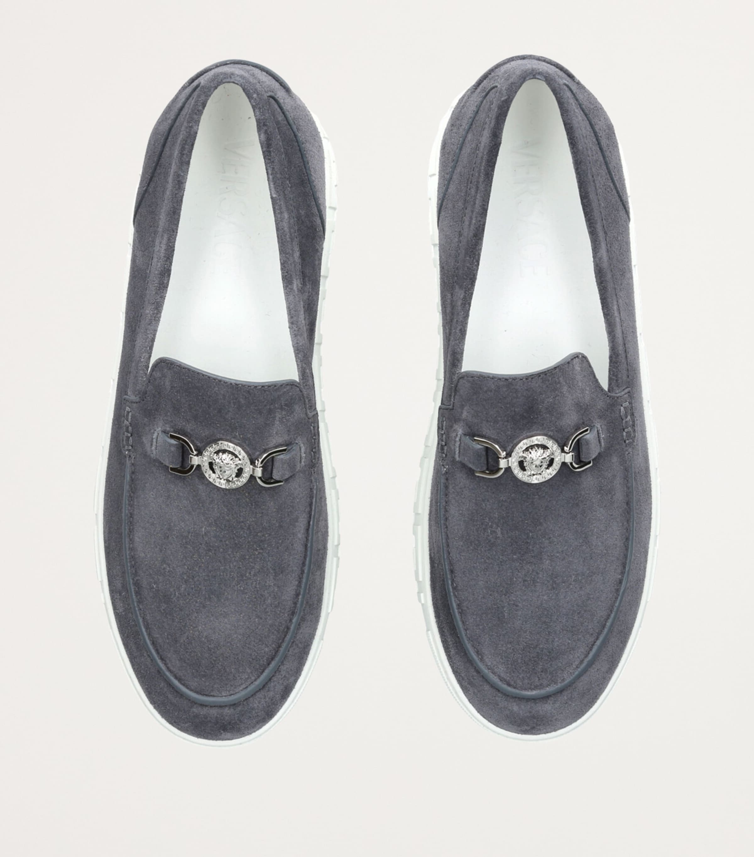 Suede Moccasins GREY/DARK Image 4