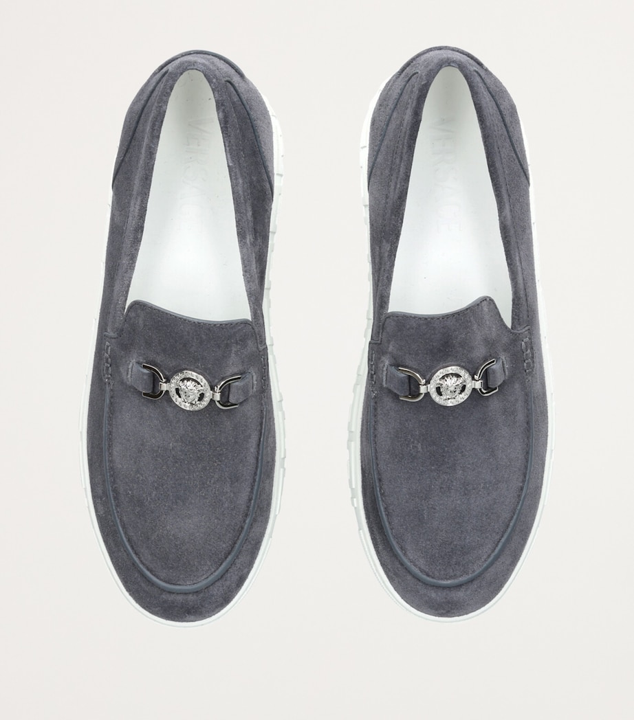 Suede Moccasins GREY/DARK Image 4