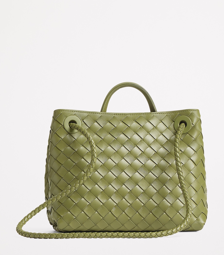 Bottega Veneta Small Lambskin Andiamo Shoulder Bag Image 3