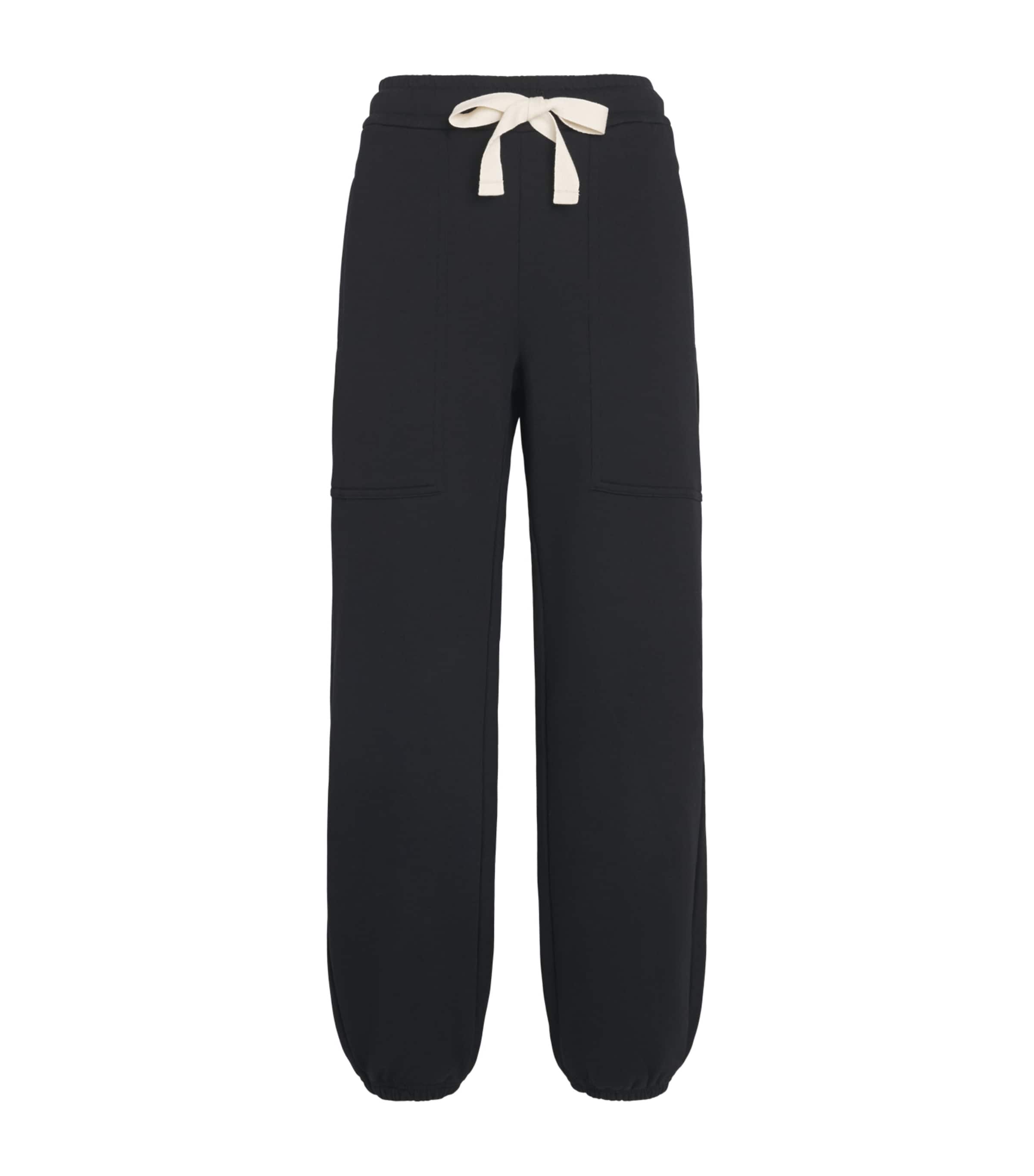 Me+em Cotton-blend Sweatpants In Black