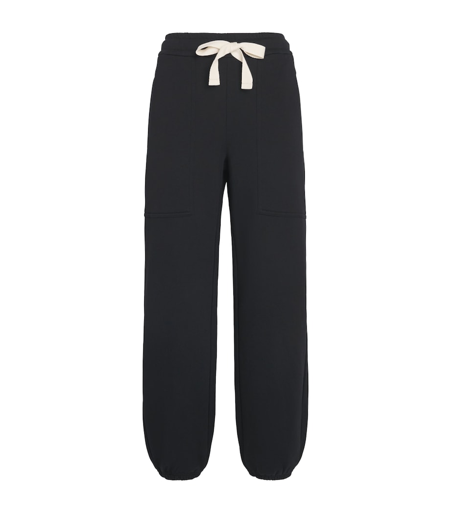 ME+EM Womens Cotton-Blend Sweatpants Black Image 1
