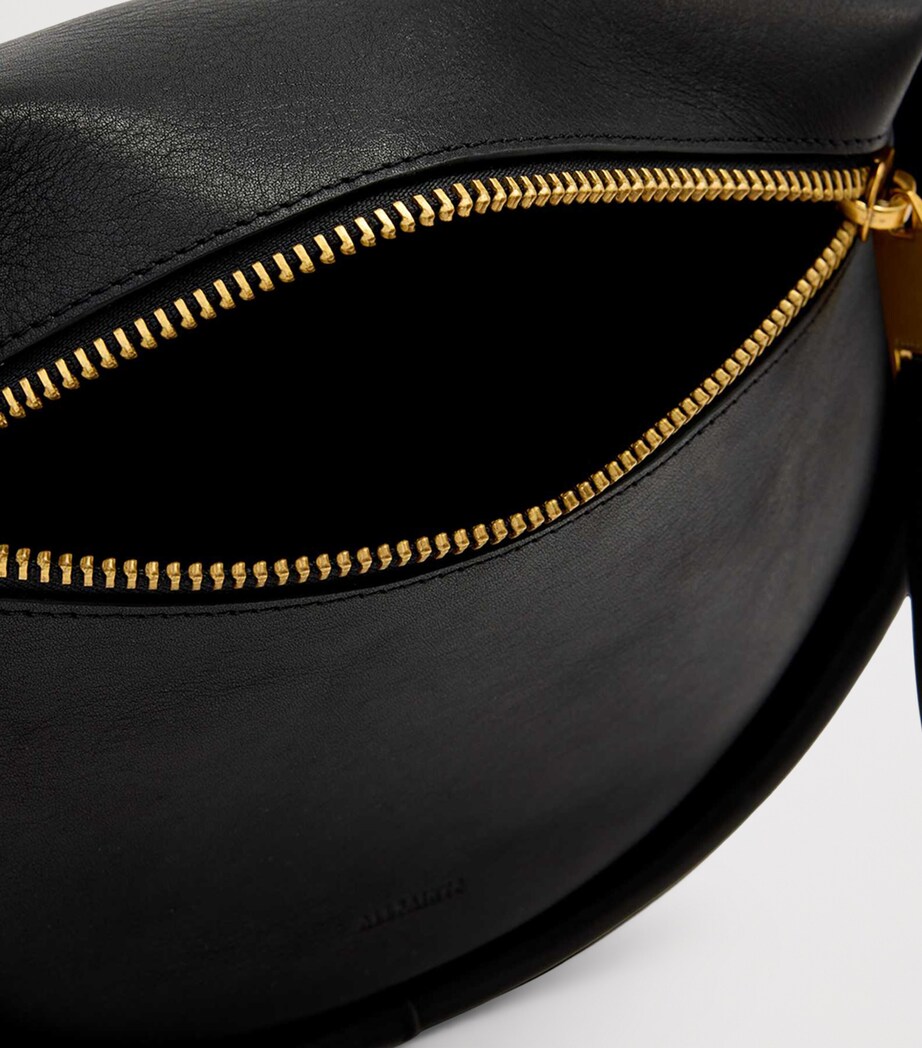 Mini Leather Noemie Shoulder Bag BLACK Image 5