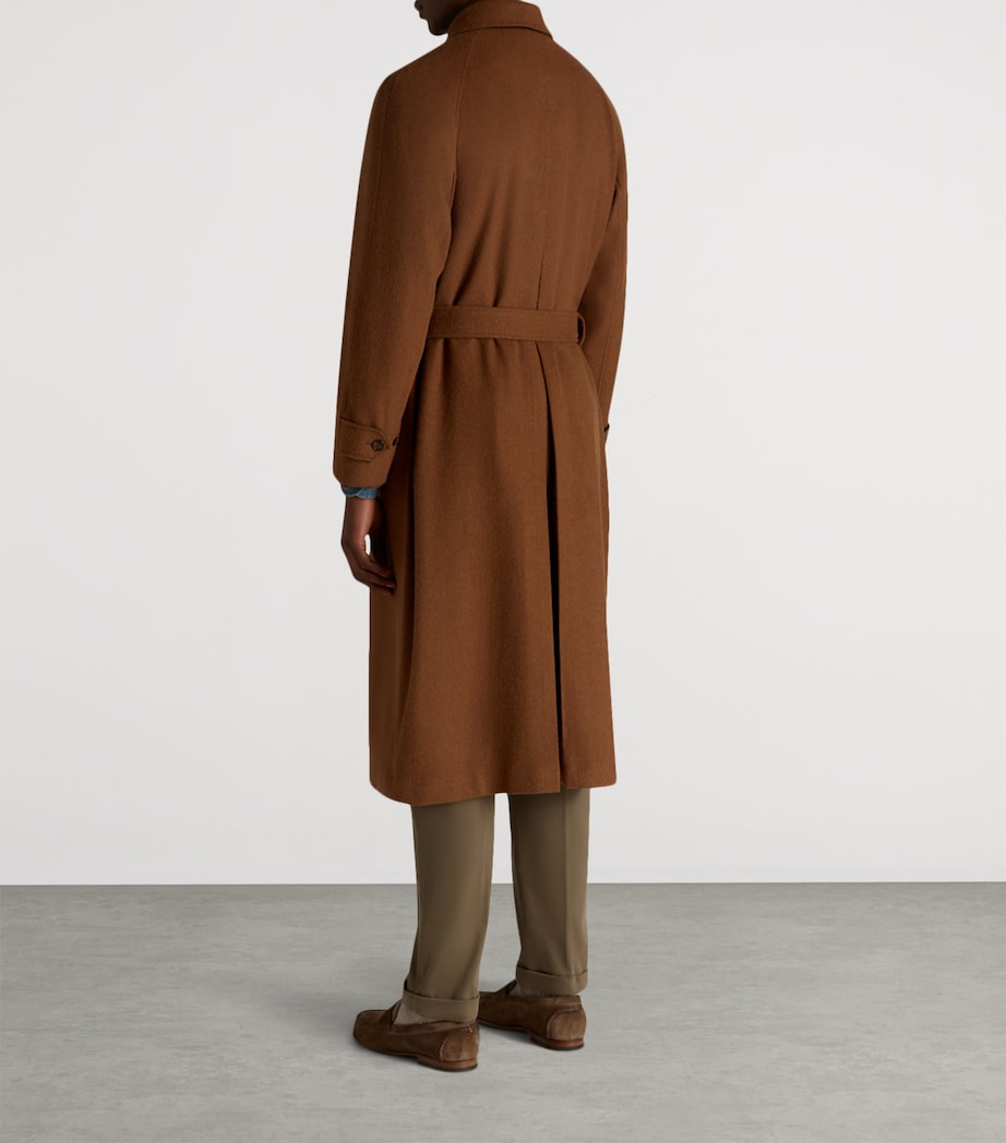 Camel Balmacaan Coat 291DARK CAMEL Image 5