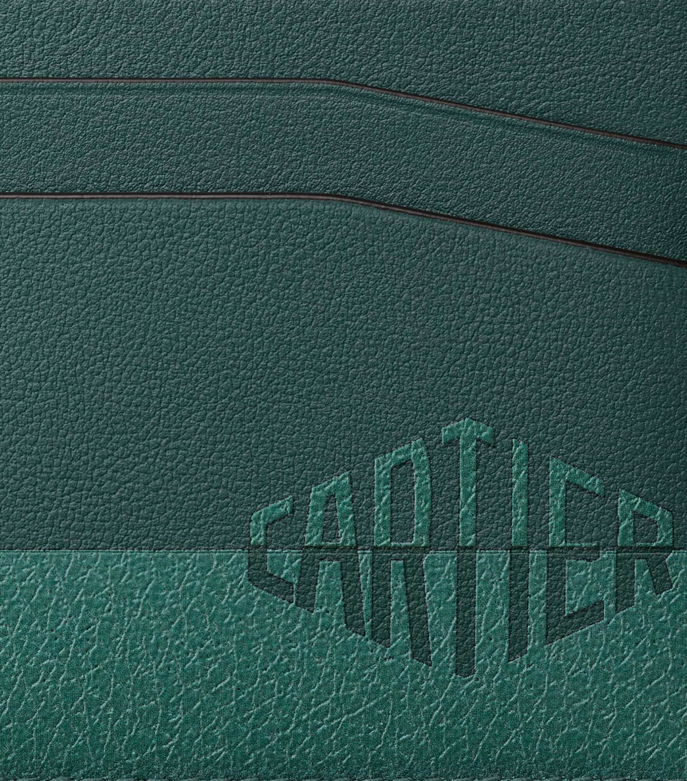 Calfskin Losange Shadow Card Holder PINE GREEN Image 2