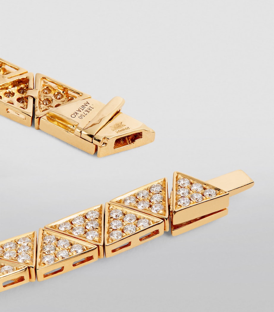 Yellow Gold and Diamond Cleo Choker YELLOW GOLD Image 5