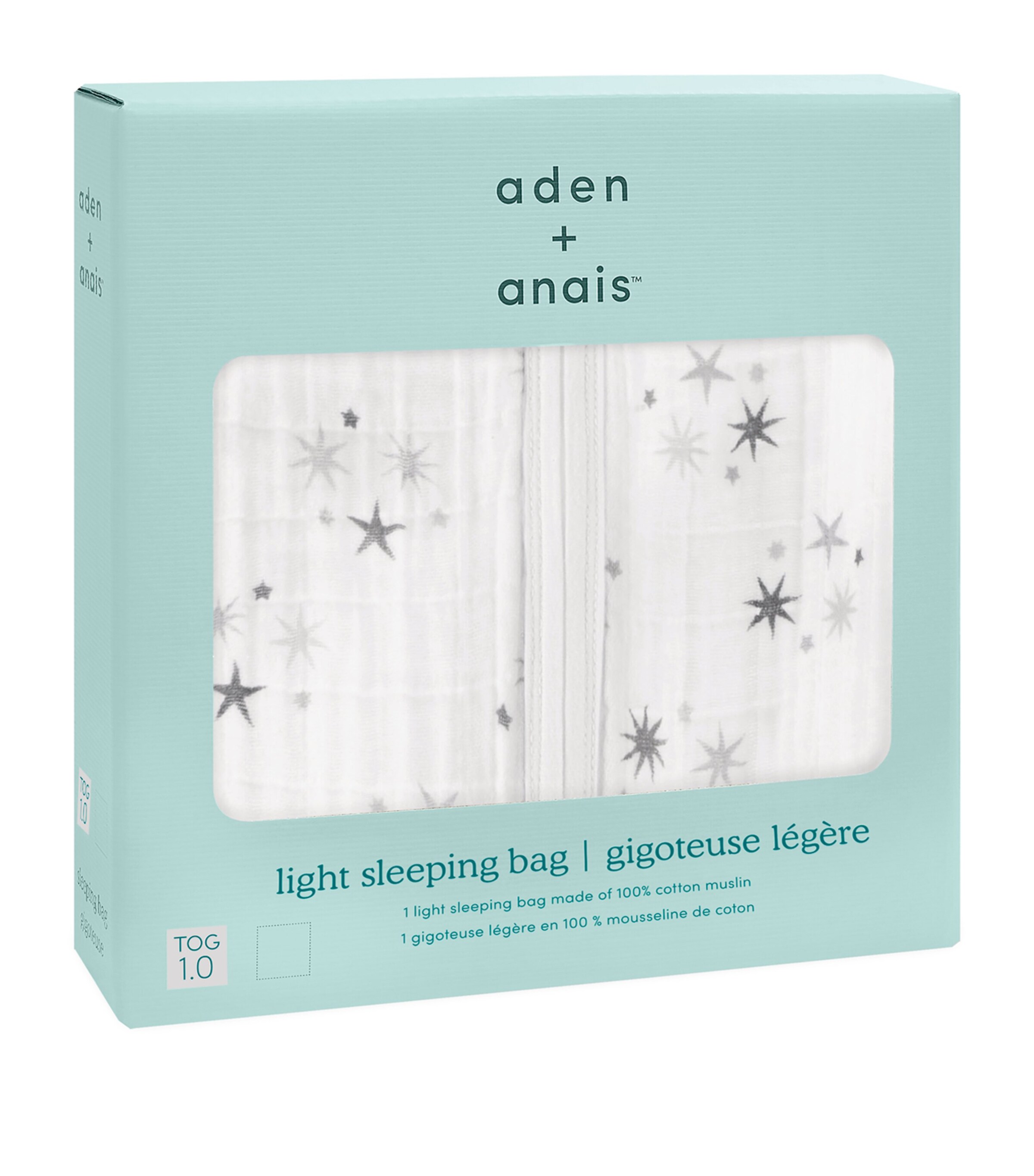 Twinkle Sleeping Bag (0-6 Months) WHITE Image 3