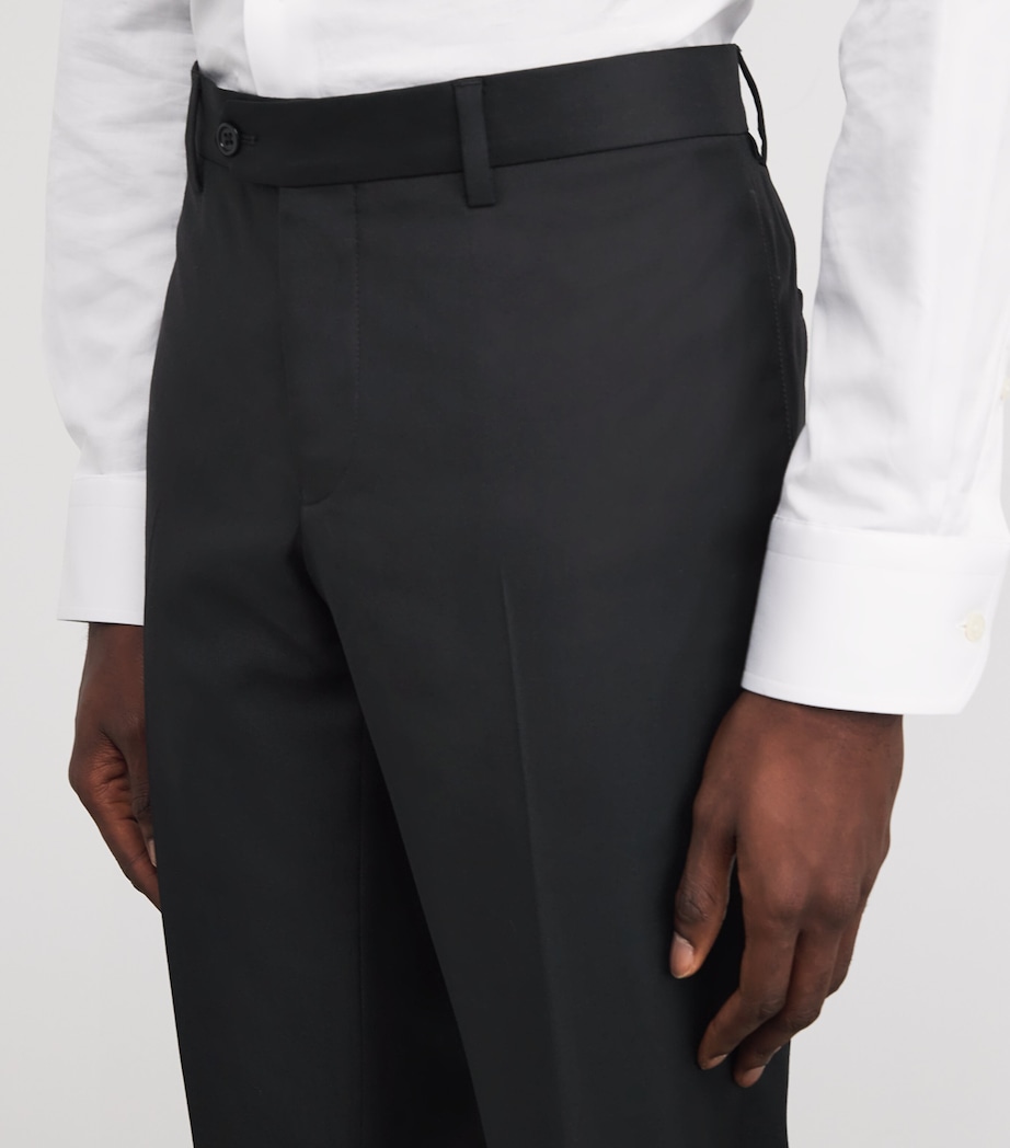 Virgin Wool Tailored Trousers 999 Image 6