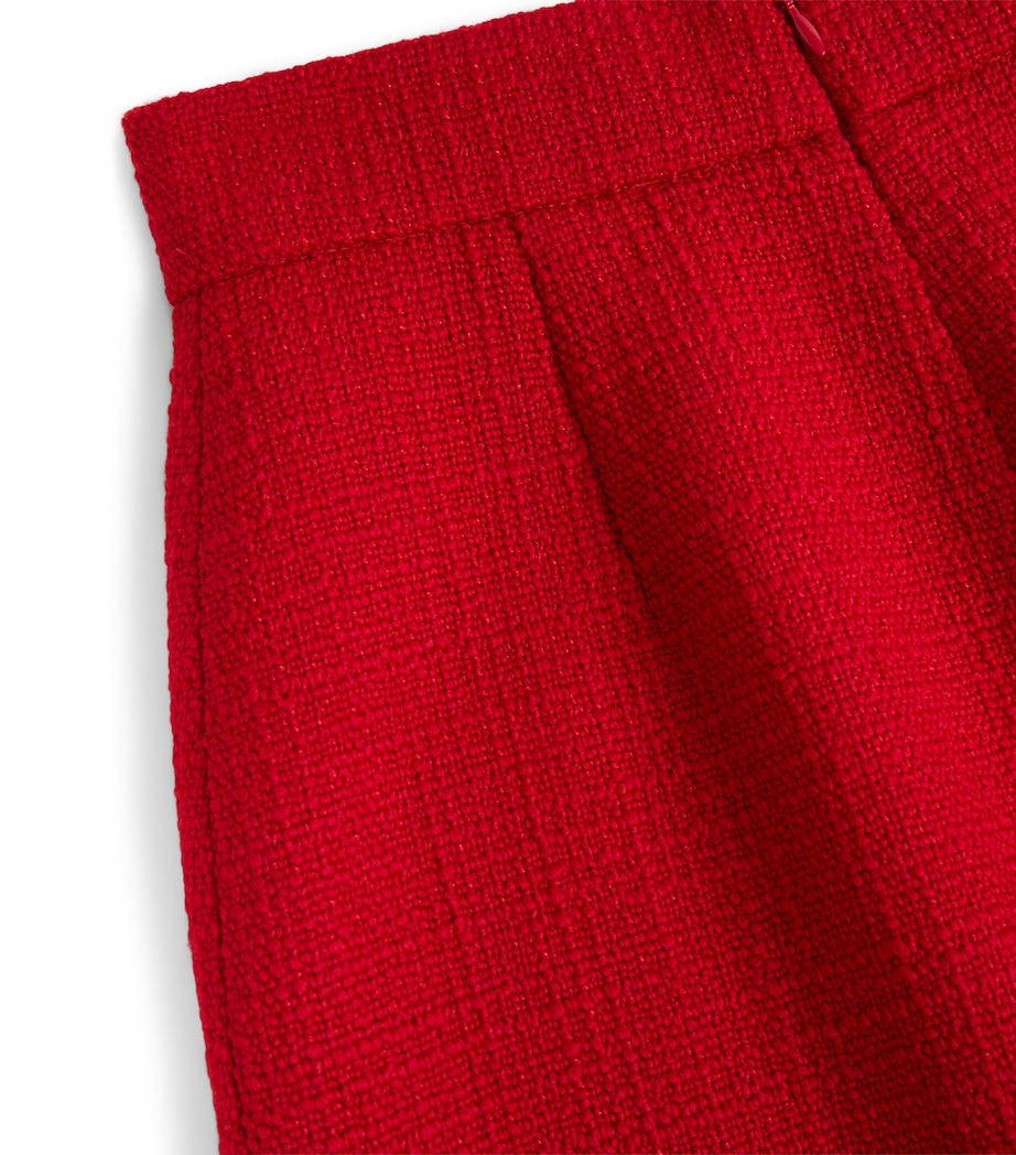 Wool-Blend Tweed Skirt R9M Image 6