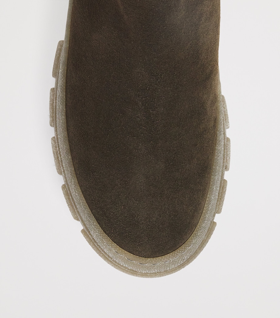 Suede Chelsea Boots KAKI Image 5