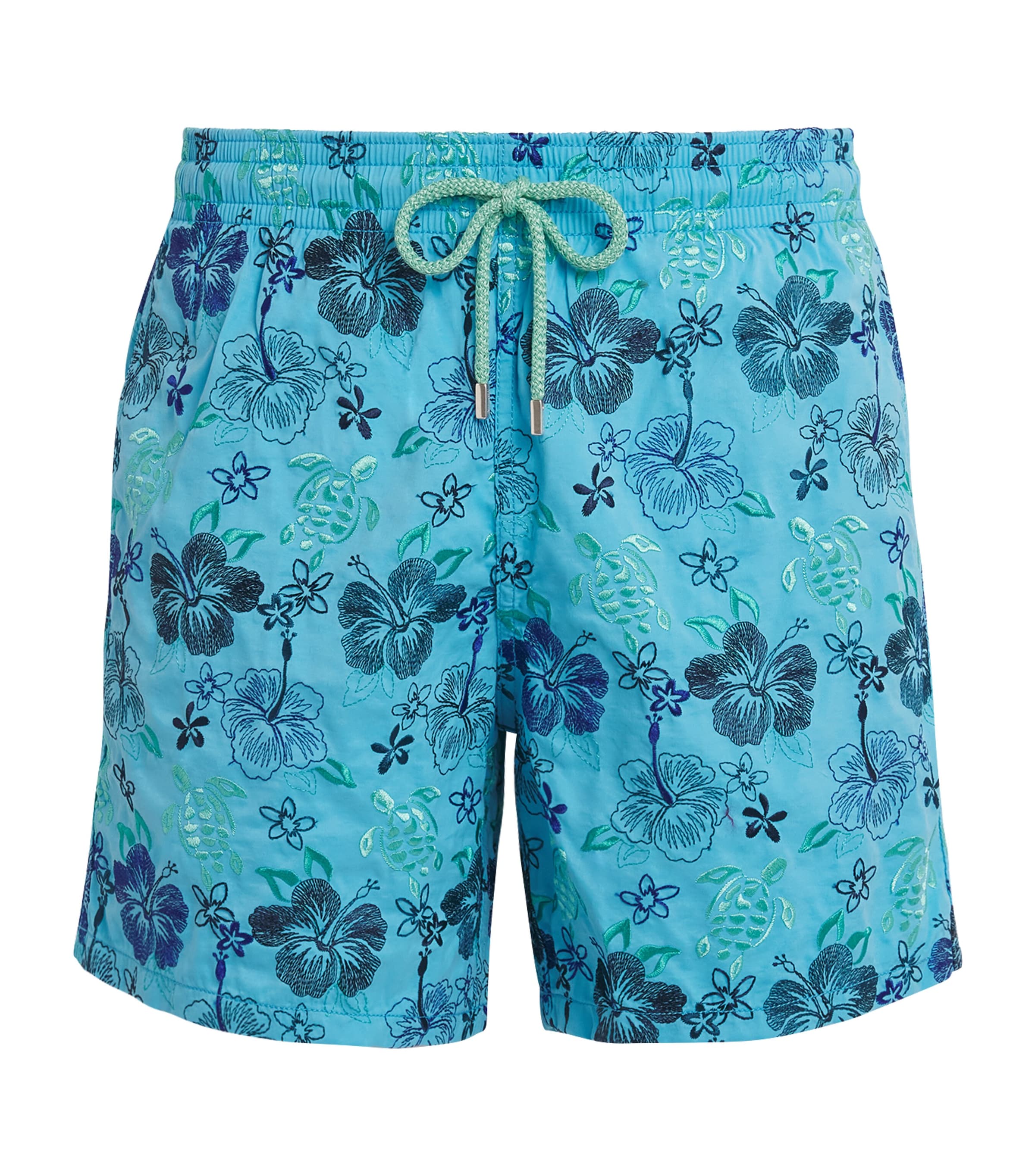Embroidered Mistral Swim Shorts 612 TOPAZE BLEUE Image 1