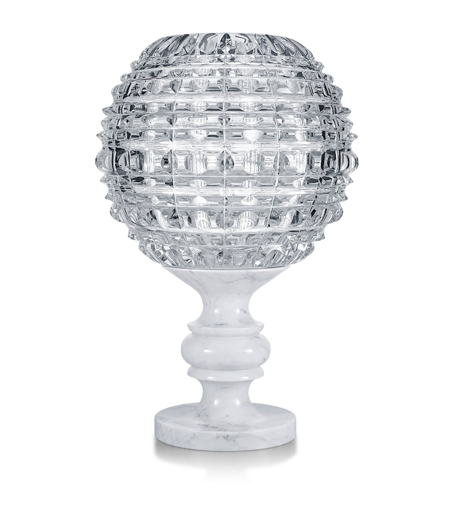 Crystal New Antique Solar Vase (68cm) CLEAR Image 1