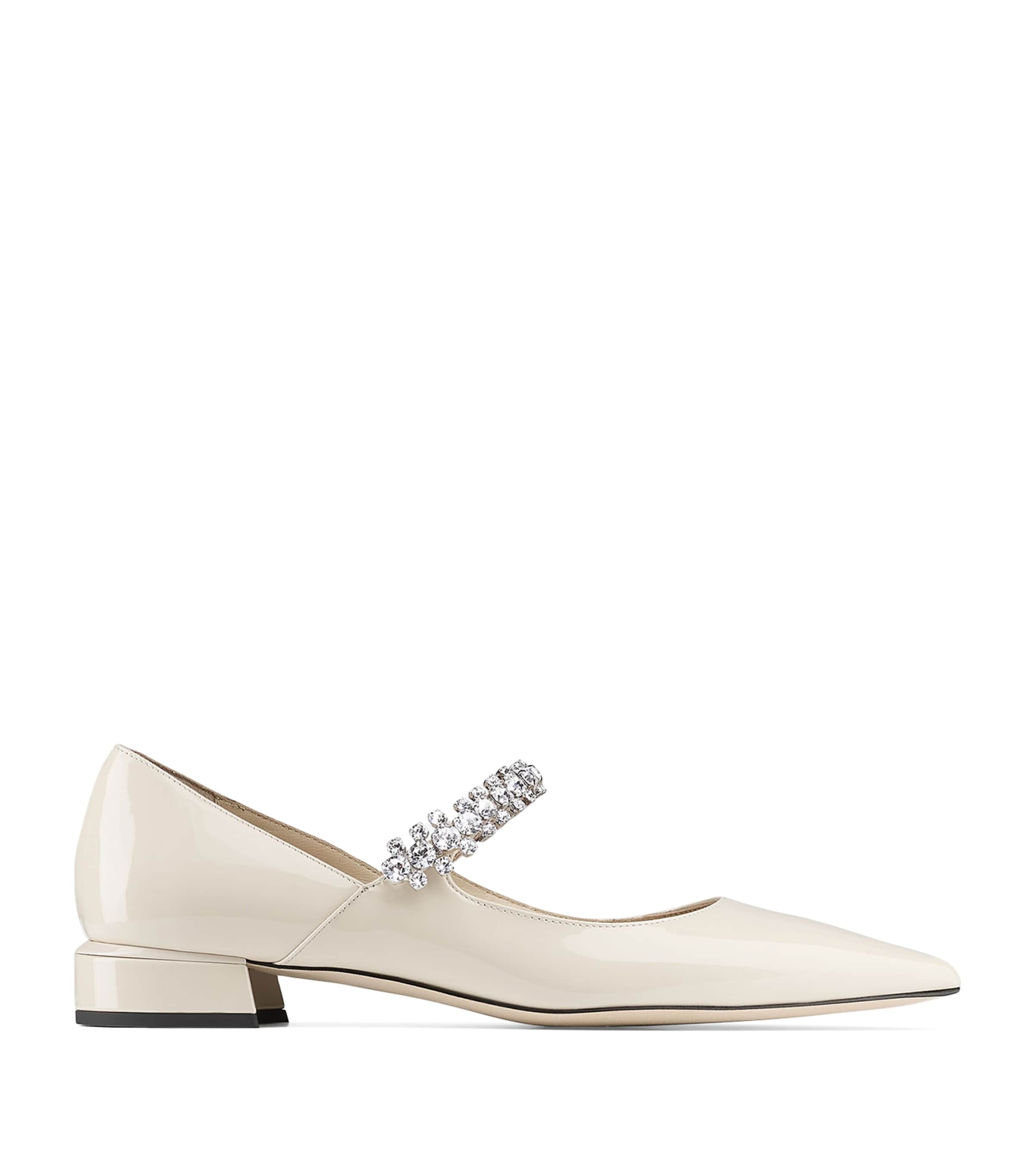 Jimmy Choo Bing Ballet Pumps In Neutral