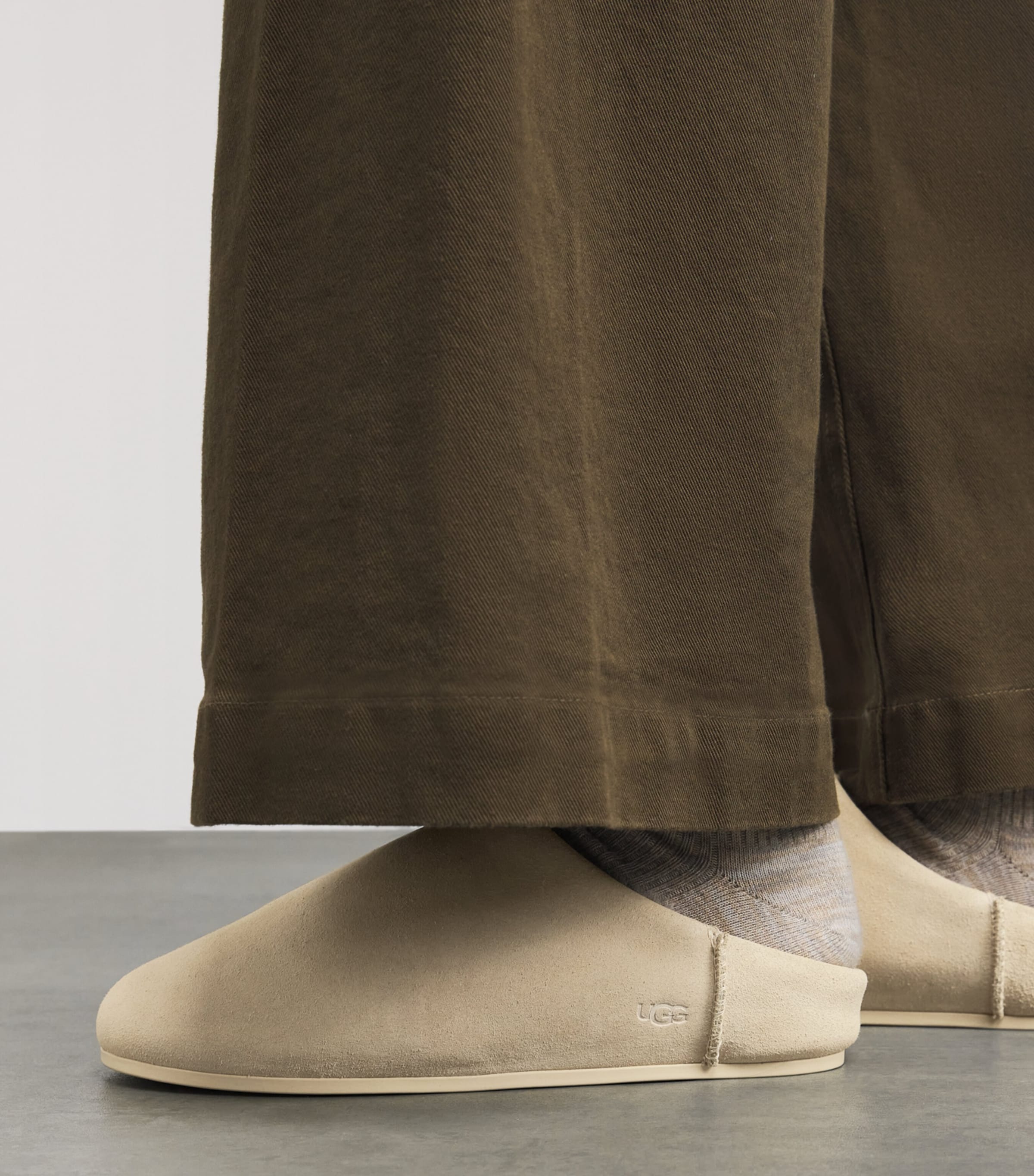 Suede Elea Slippers PALE BUTTERCUP Image 2