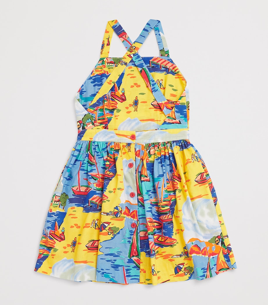Riviera Print Dress (7-16 Years) MULTI Image 2