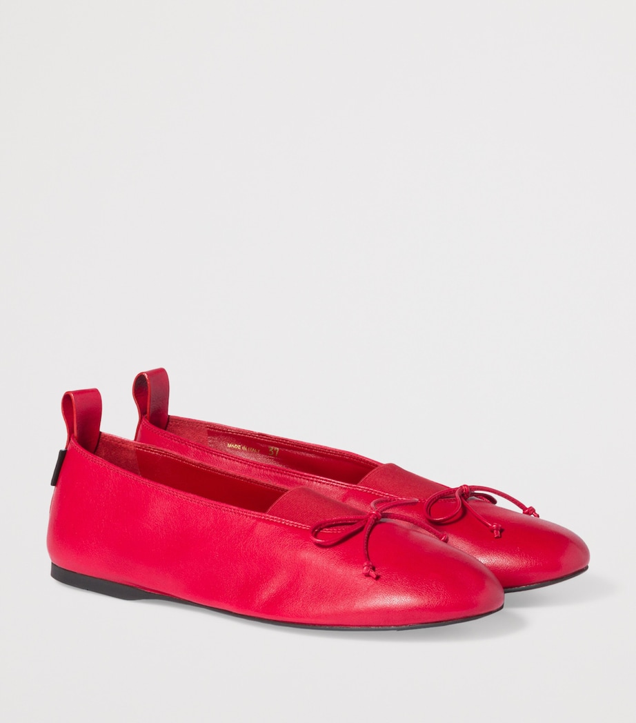 Nappa Leather Ballet Flats F0011 Image 2