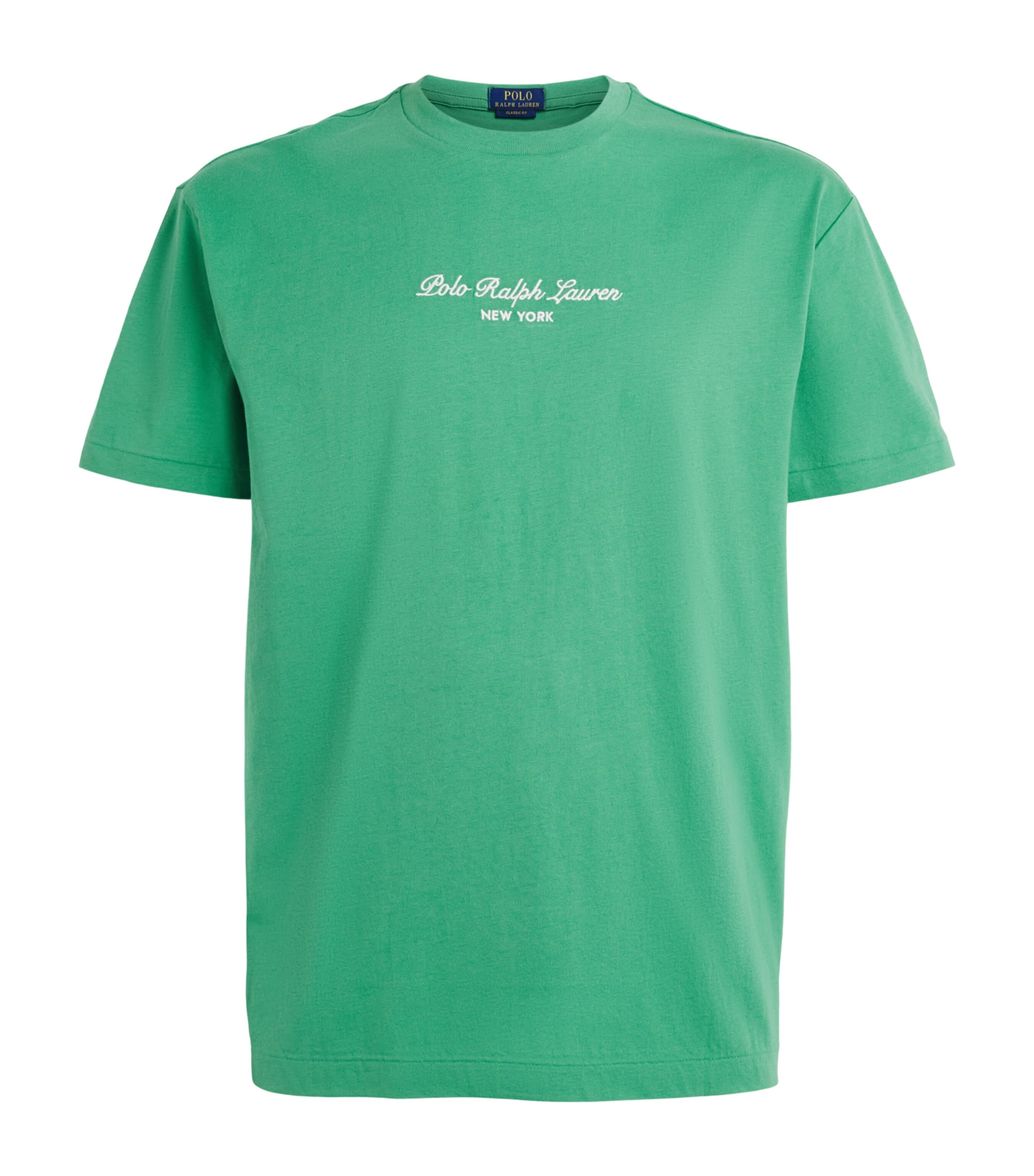 Polo Ralph Lauren Mens Cotton Embroidered Logo T-Shirt Raft Green Image 1