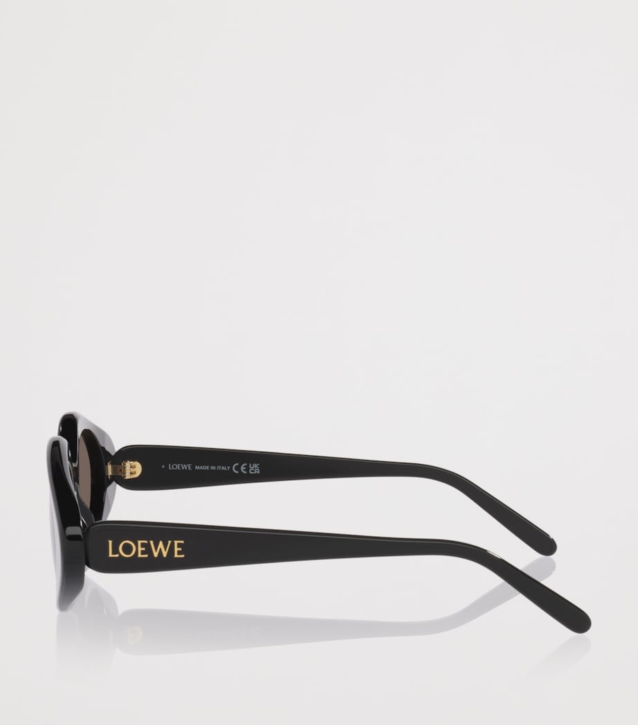 LOEWE Triangle Slim Sunglasses Black Image 3