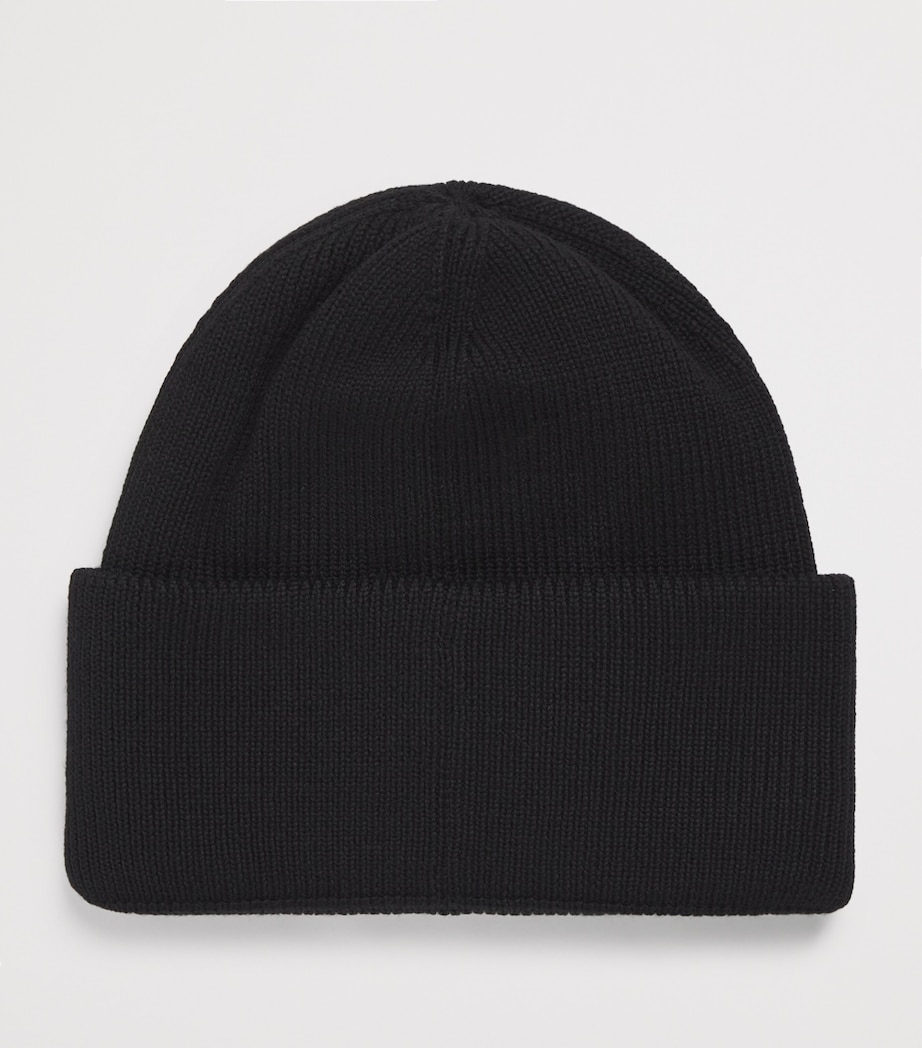Merino Wool Arctic Toque Beanie 9061BLACK-NOIR Image 2