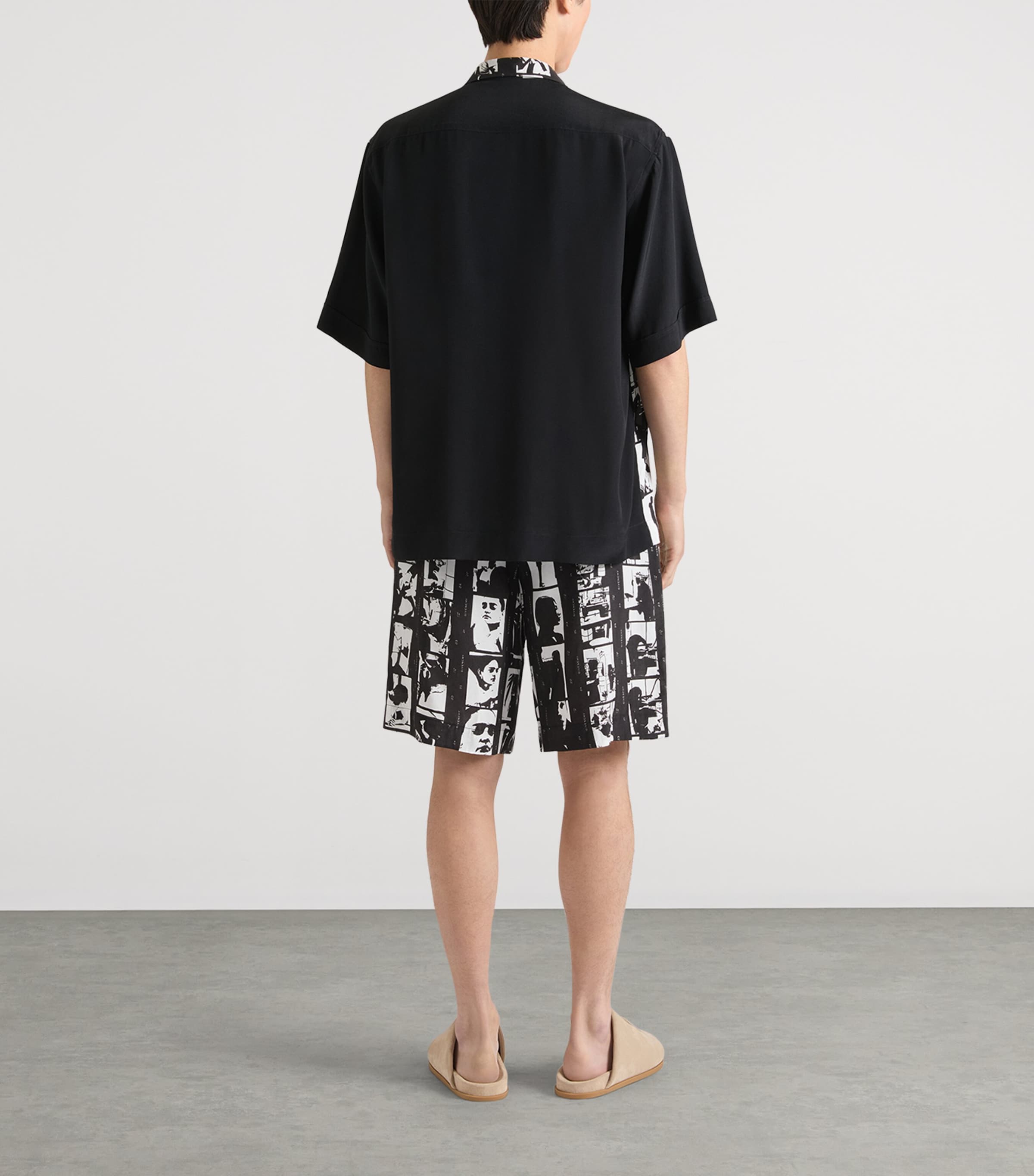 Givenchy Mens Printed Bermuda Shorts Image 3
