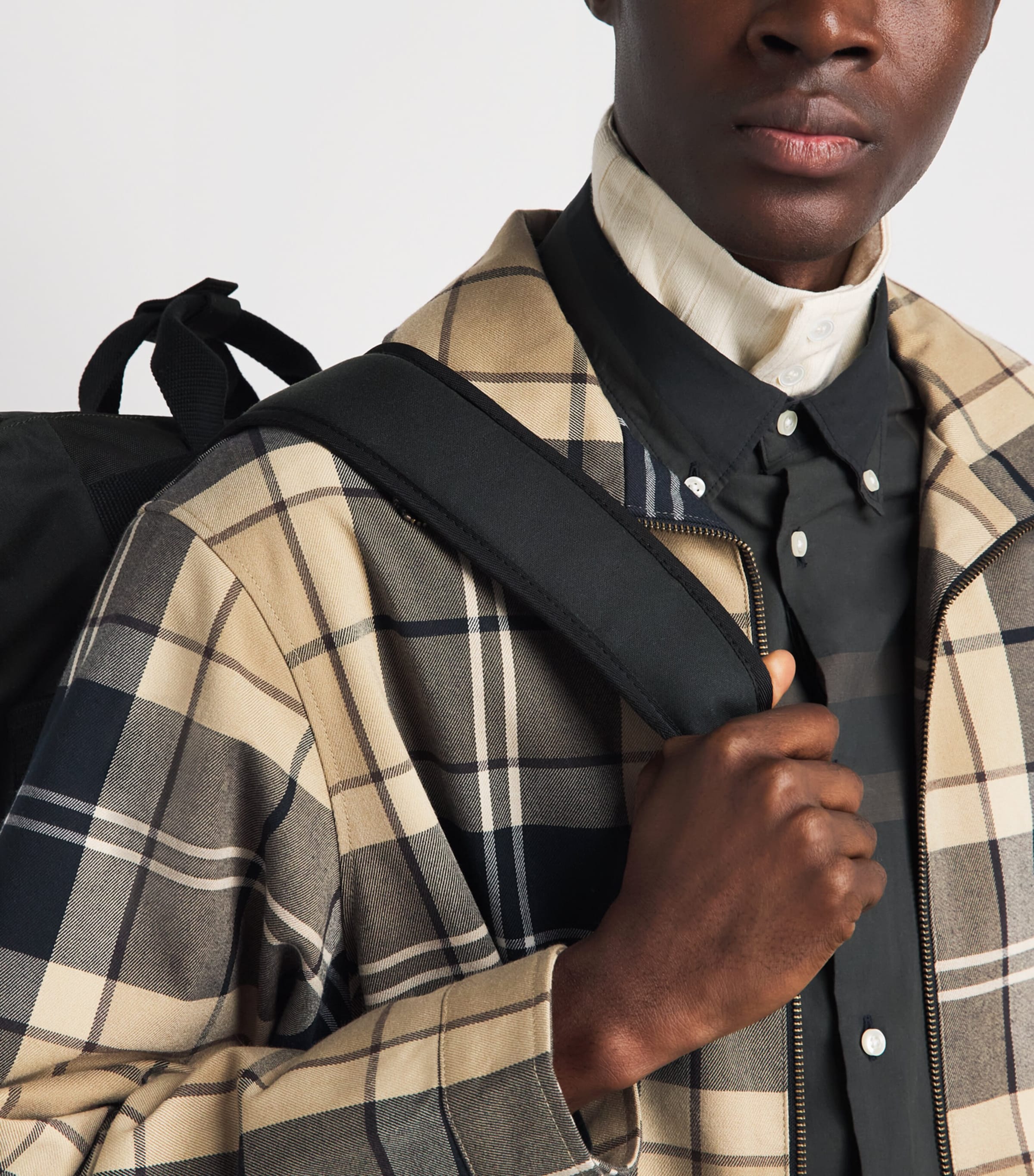 Barbour Mens Showerproof Tartan Jacket Birchwood Dress Trtn Image 3