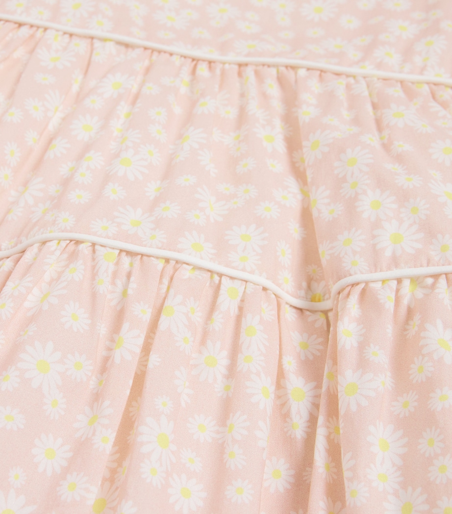 Floral Tiered Dress (2-12 Years) 320 PINK Image 3
