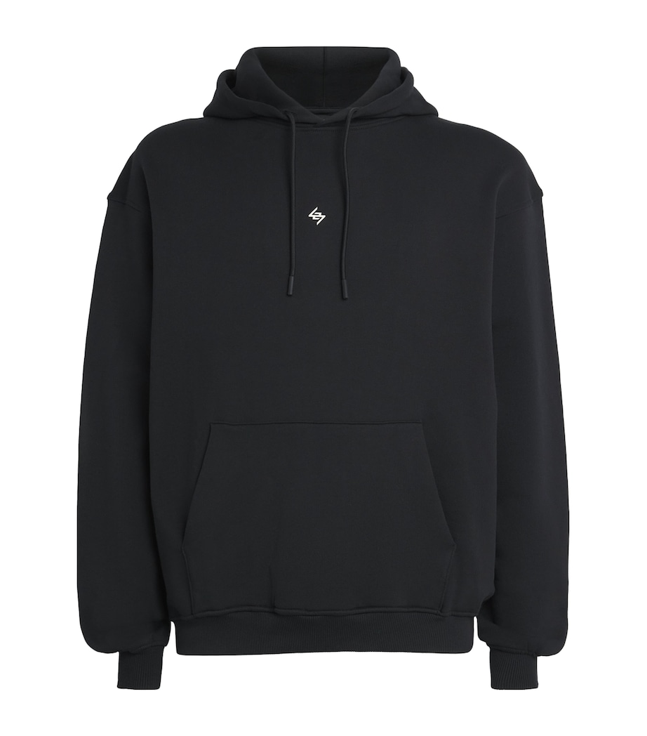 Represent 247 Mens Cotton 247 DNA Hoodie Jet Black Image 1