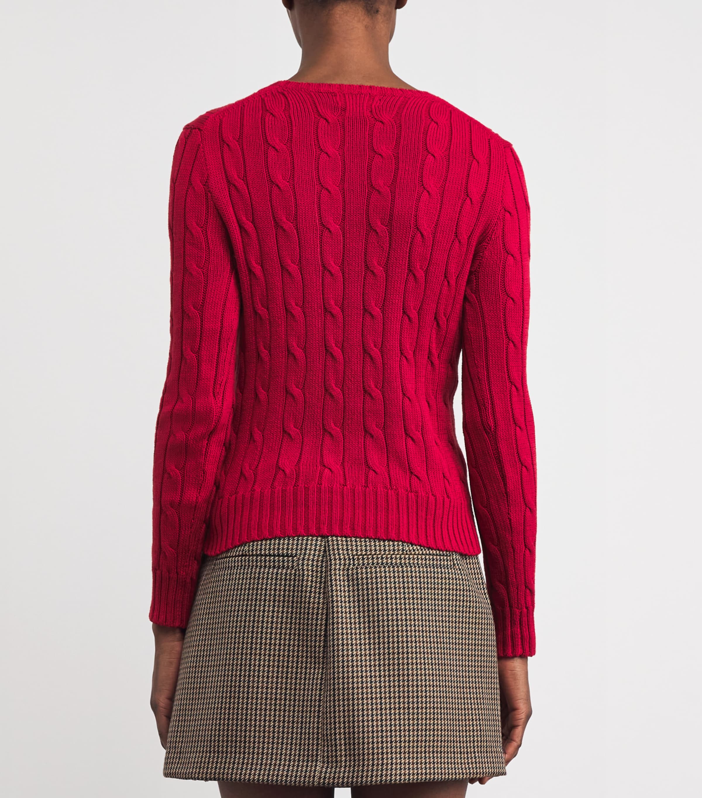 Julianna Cable Knit Sweater SWEET TOMATO Image 4