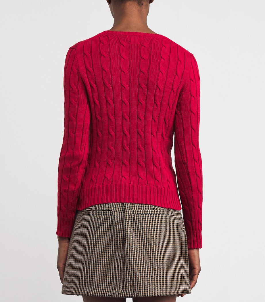 Julianna Cable Knit Sweater SWEET TOMATO Image 4