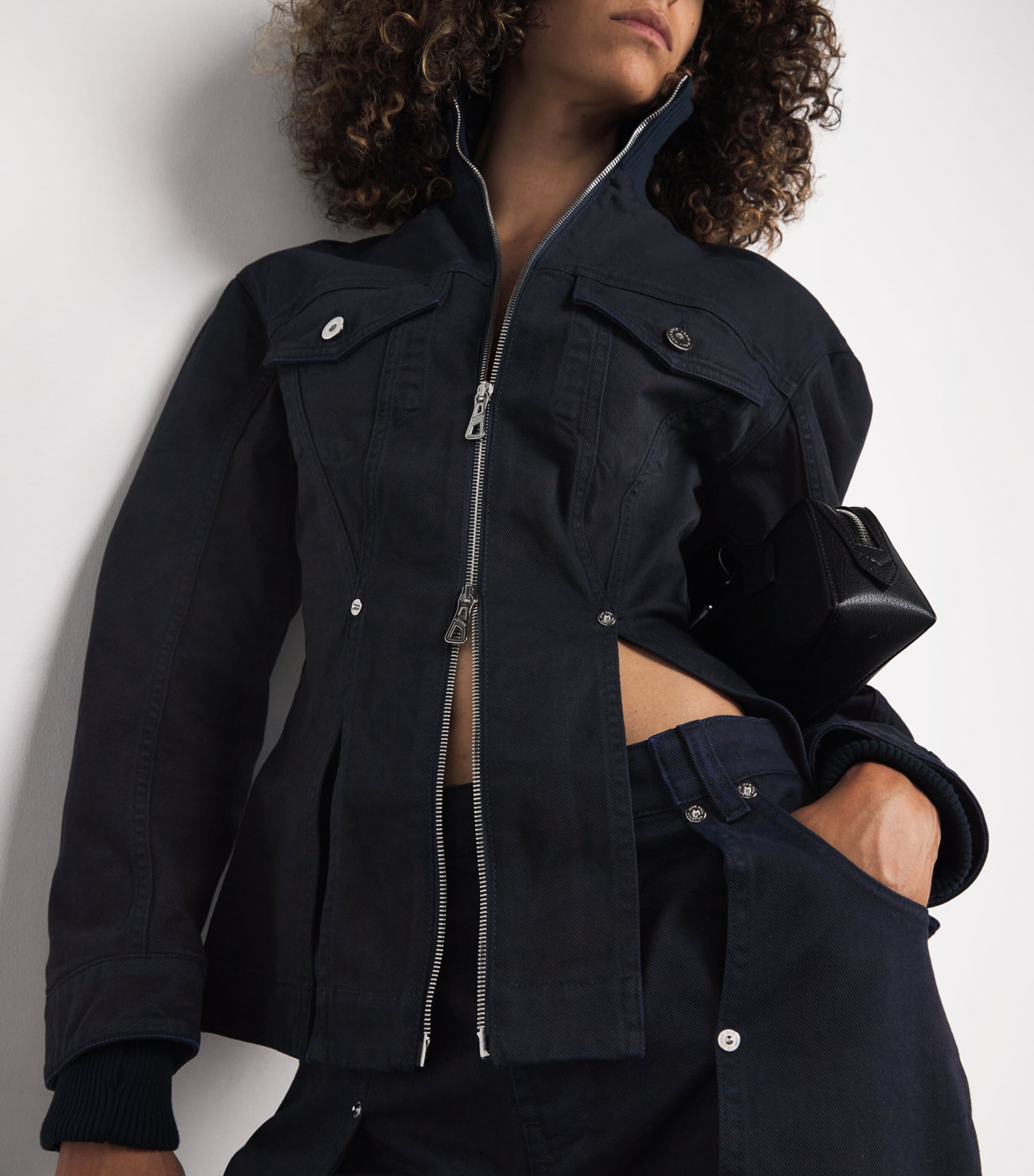 Jean Paul Gaultier Split-Hem Denim Jacket | Harrods US